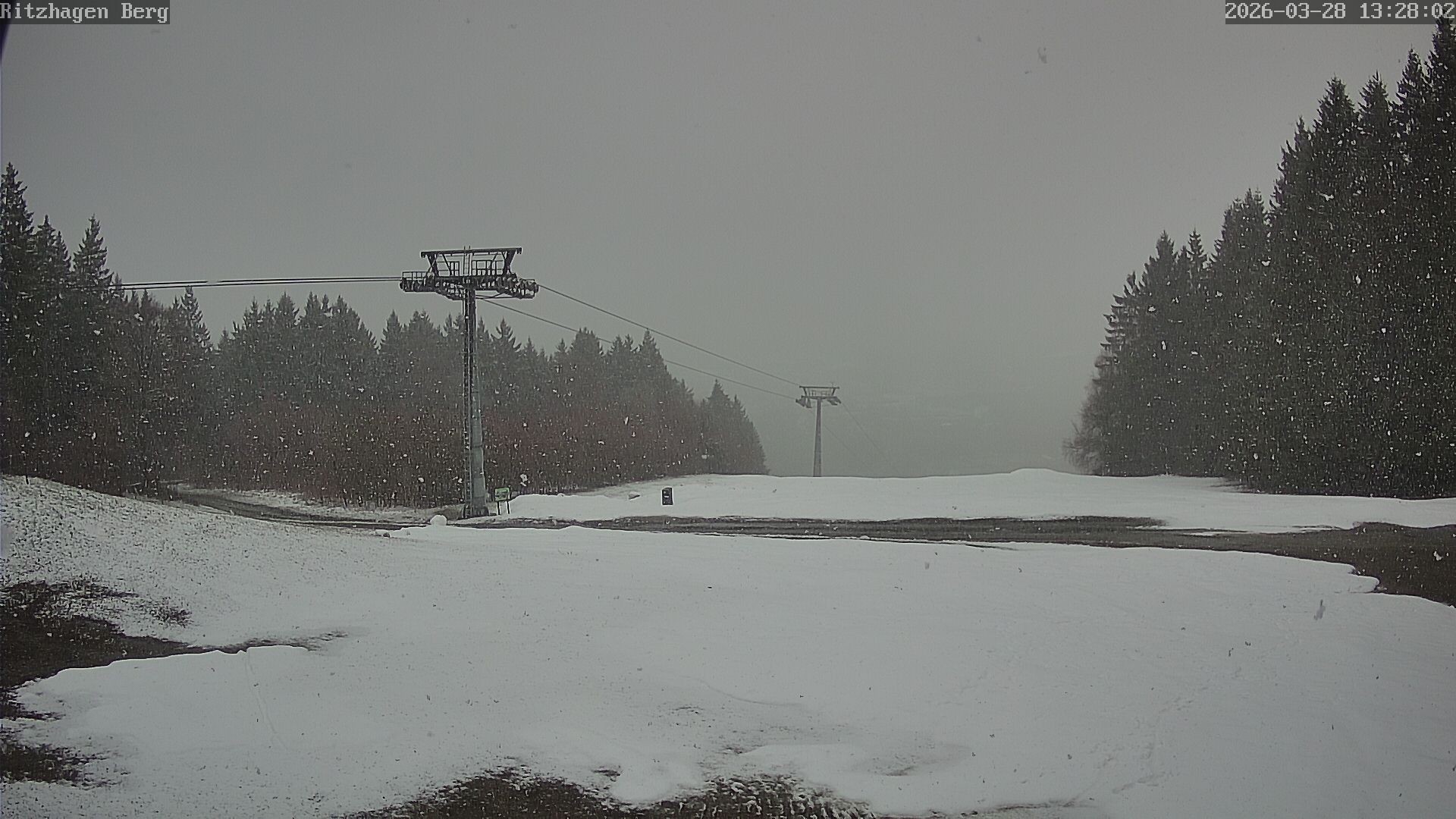 Archiv Foto Webcam Willingen: Ausblick Bergstation Ritzhagen