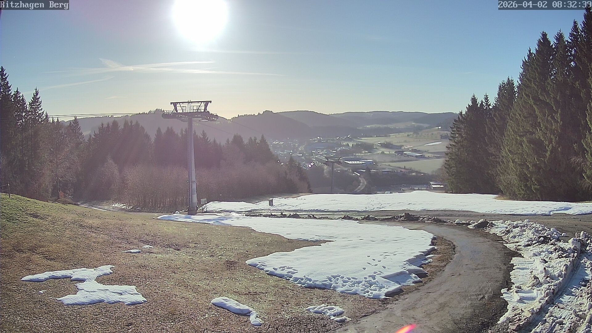 Archiv Foto Webcam Willingen: Ausblick Bergstation Ritzhagen