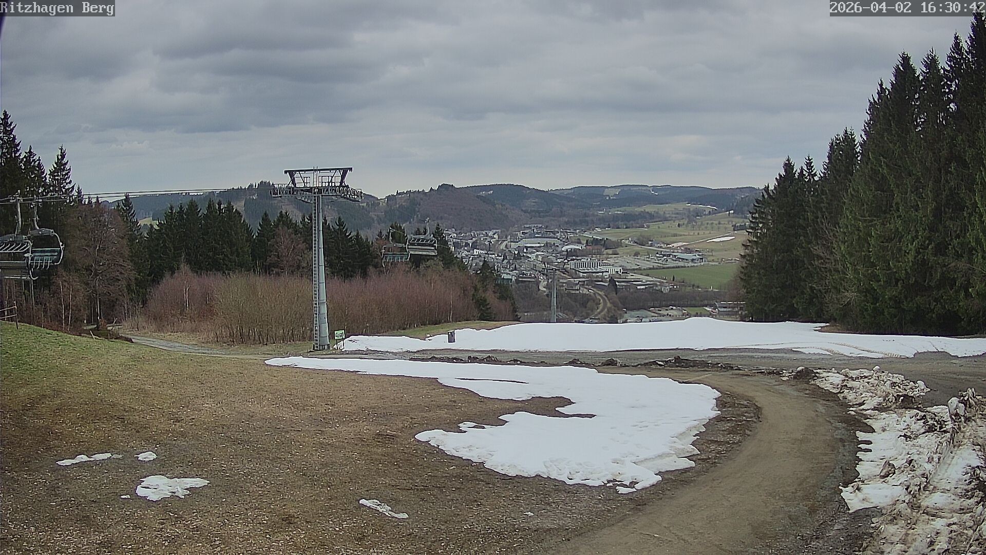 Archiv Foto Webcam Willingen: Ausblick Bergstation Ritzhagen