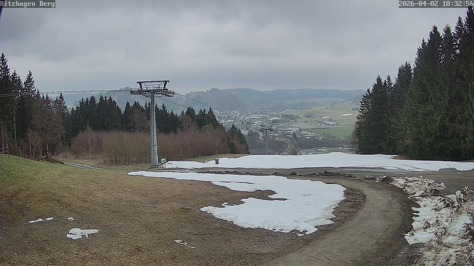 Archiv Foto Webcam Willingen: Ausblick Bergstation Ritzhagen