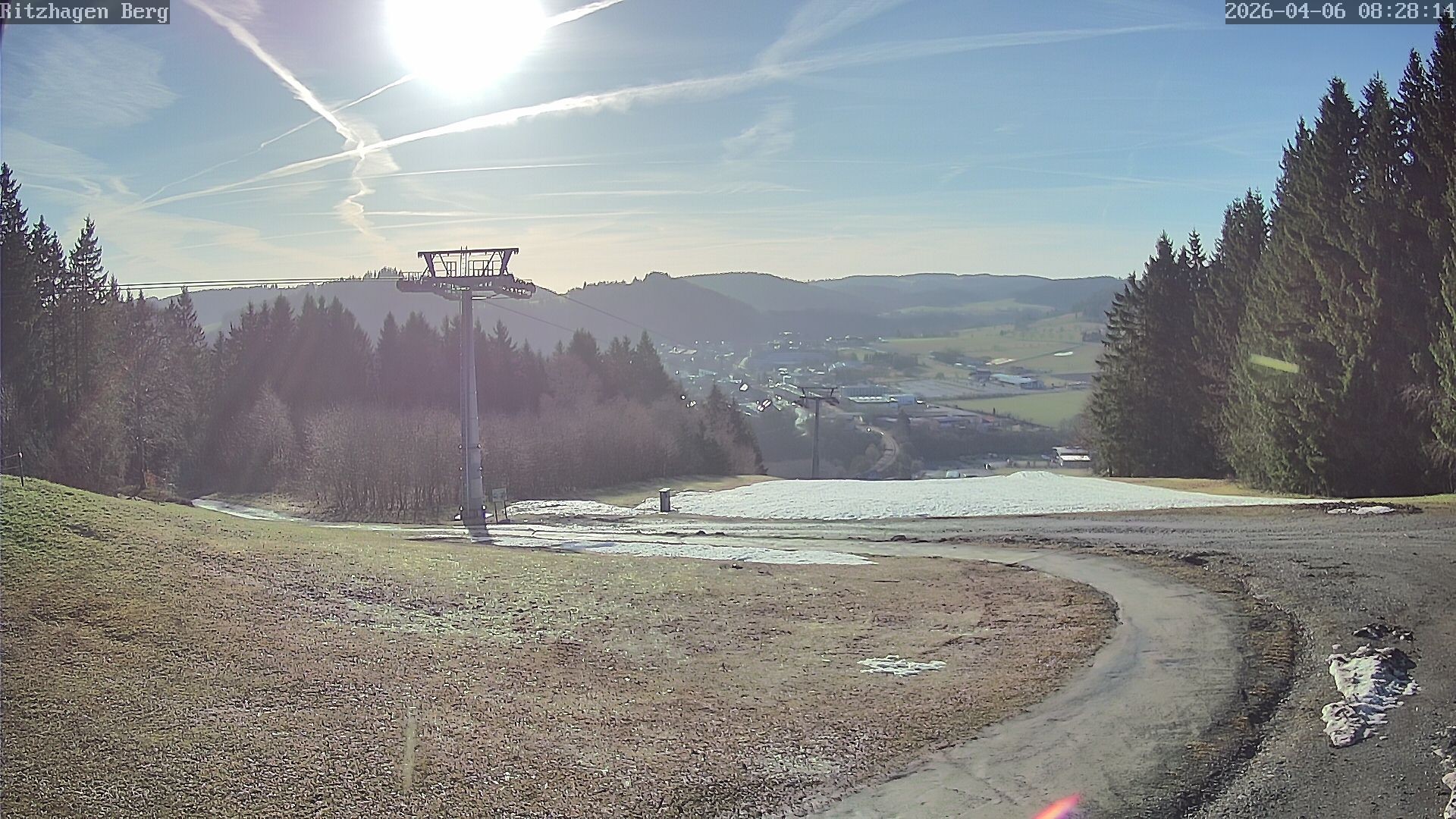 Archiv Foto Webcam Willingen: Ausblick Bergstation Ritzhagen