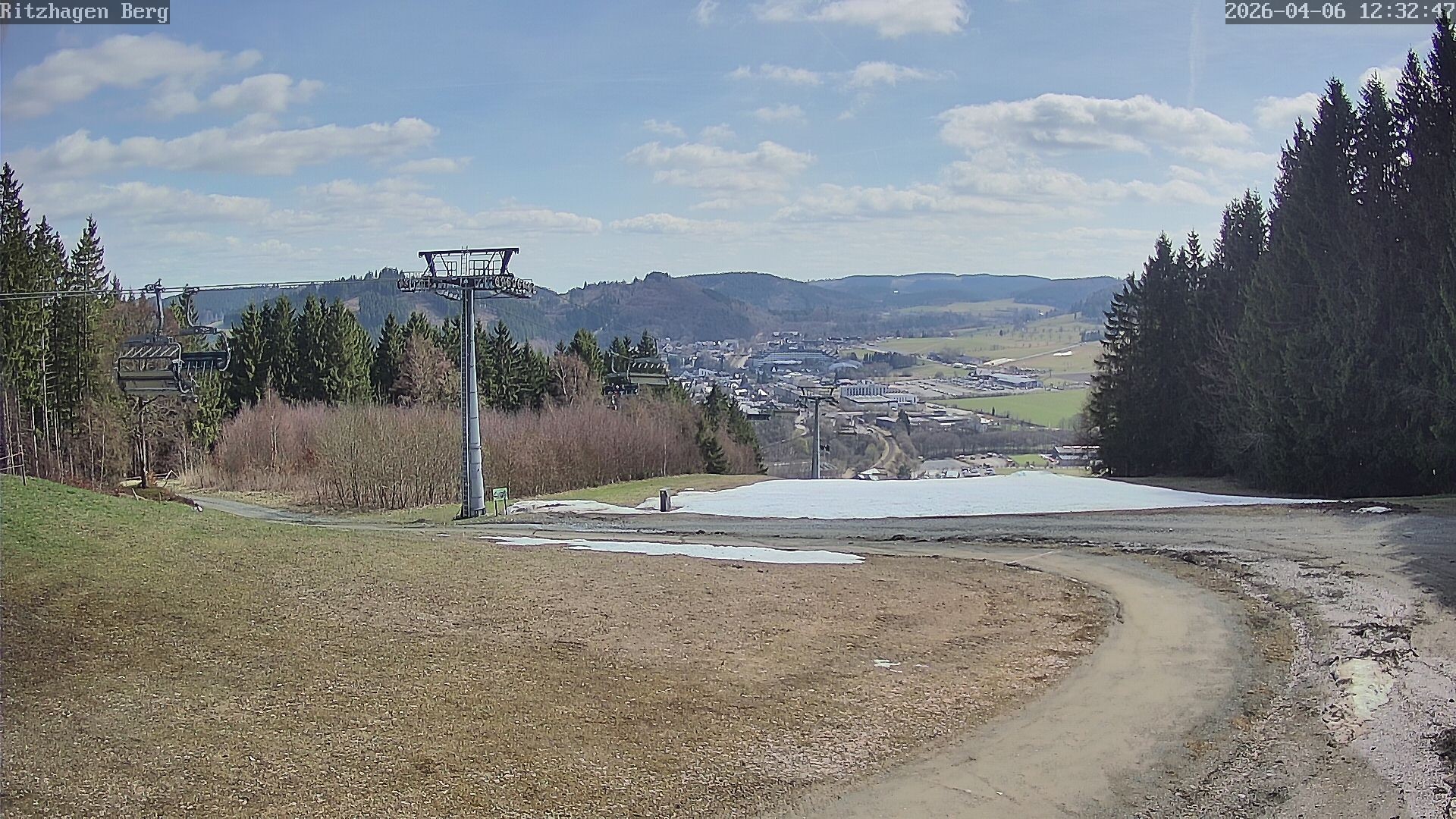 Archiv Foto Webcam Willingen: Ausblick Bergstation Ritzhagen