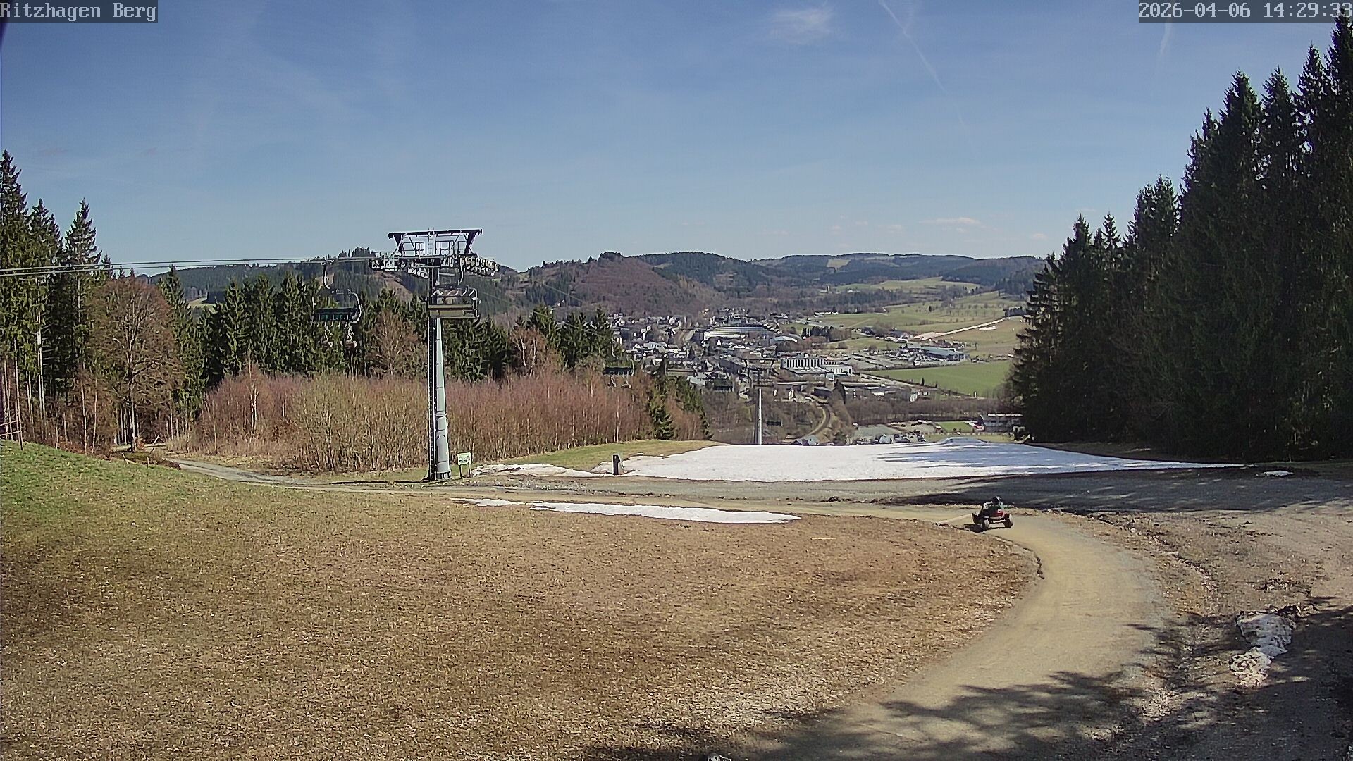 Archiv Foto Webcam Willingen: Ausblick Bergstation Ritzhagen