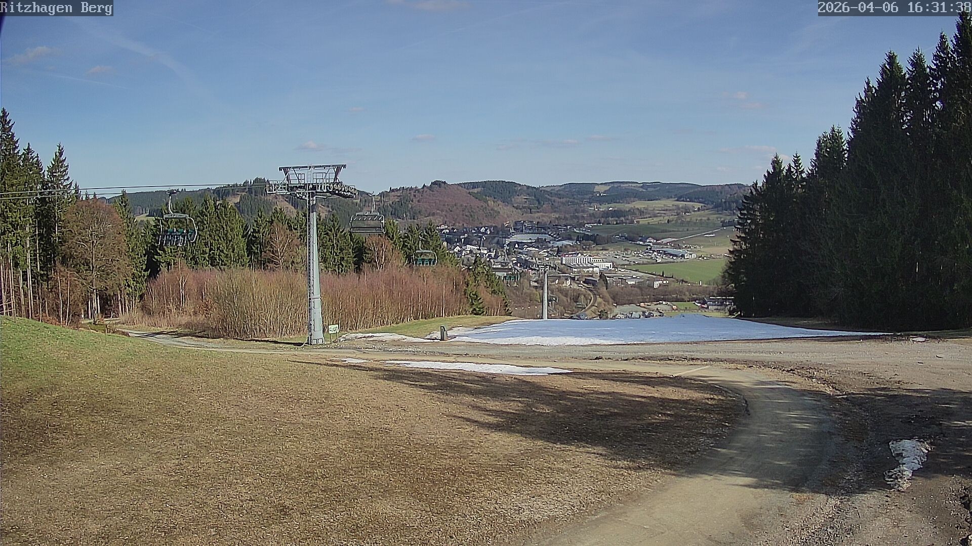 Archiv Foto Webcam Willingen: Ausblick Bergstation Ritzhagen