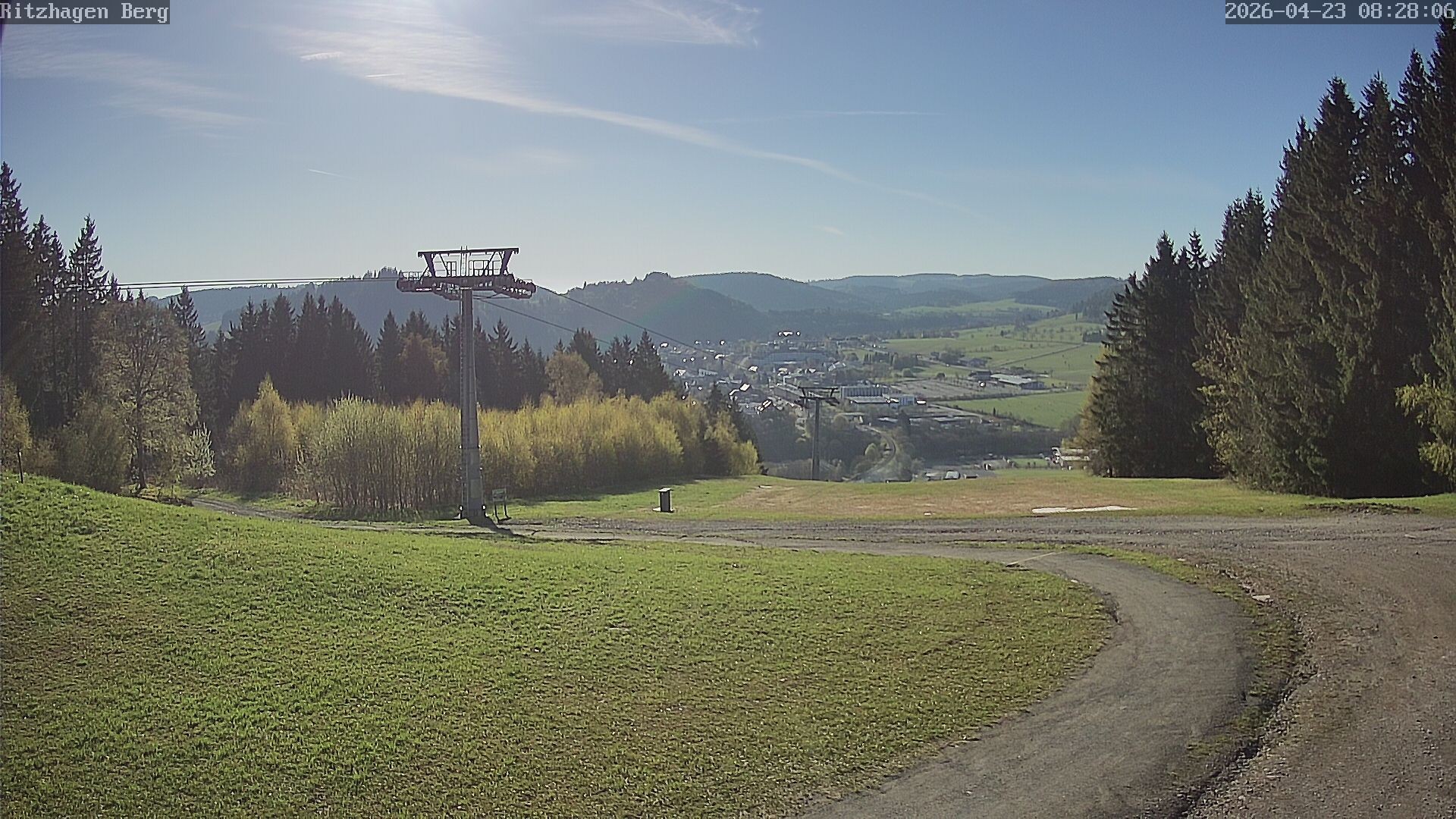 Archiv Foto Webcam Willingen: Ausblick Bergstation Ritzhagen