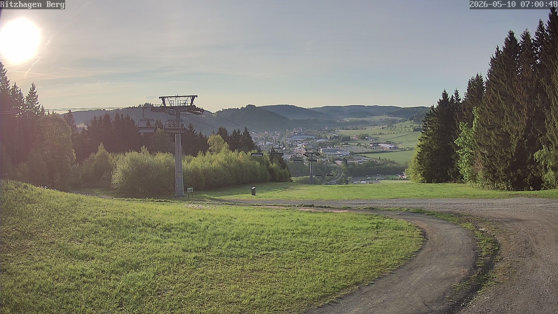 Archiv Foto Webcam Willingen: Ausblick Bergstation Ritzhagen