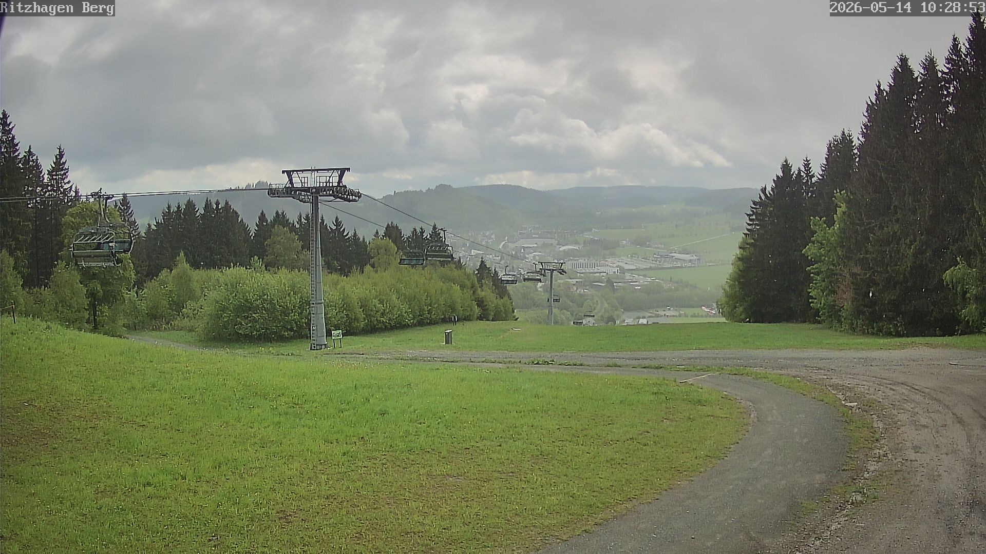 Archiv Foto Webcam Willingen: Ausblick Bergstation Ritzhagen