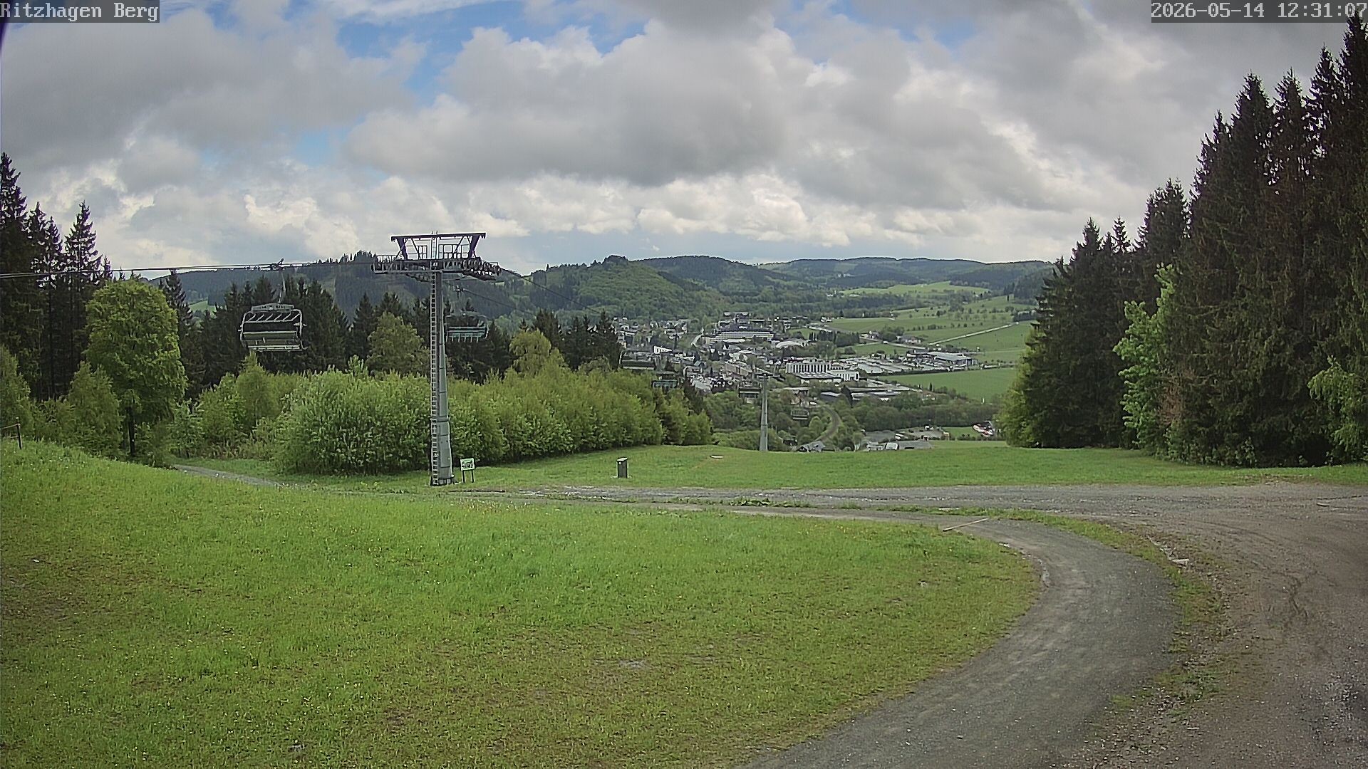 Archiv Foto Webcam Willingen: Ausblick Bergstation Ritzhagen