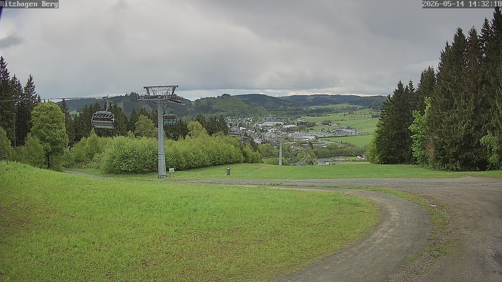 Archiv Foto Webcam Willingen: Ausblick Bergstation Ritzhagen