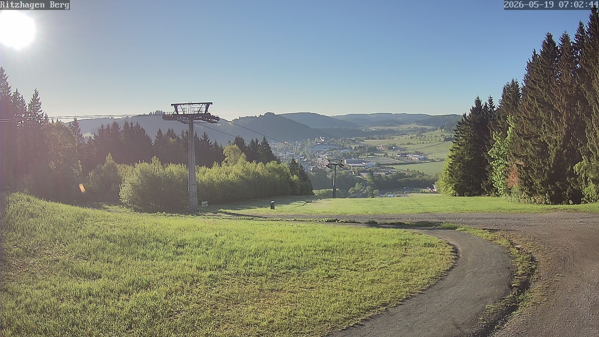 Archiv Foto Webcam Willingen: Ausblick Bergstation Ritzhagen