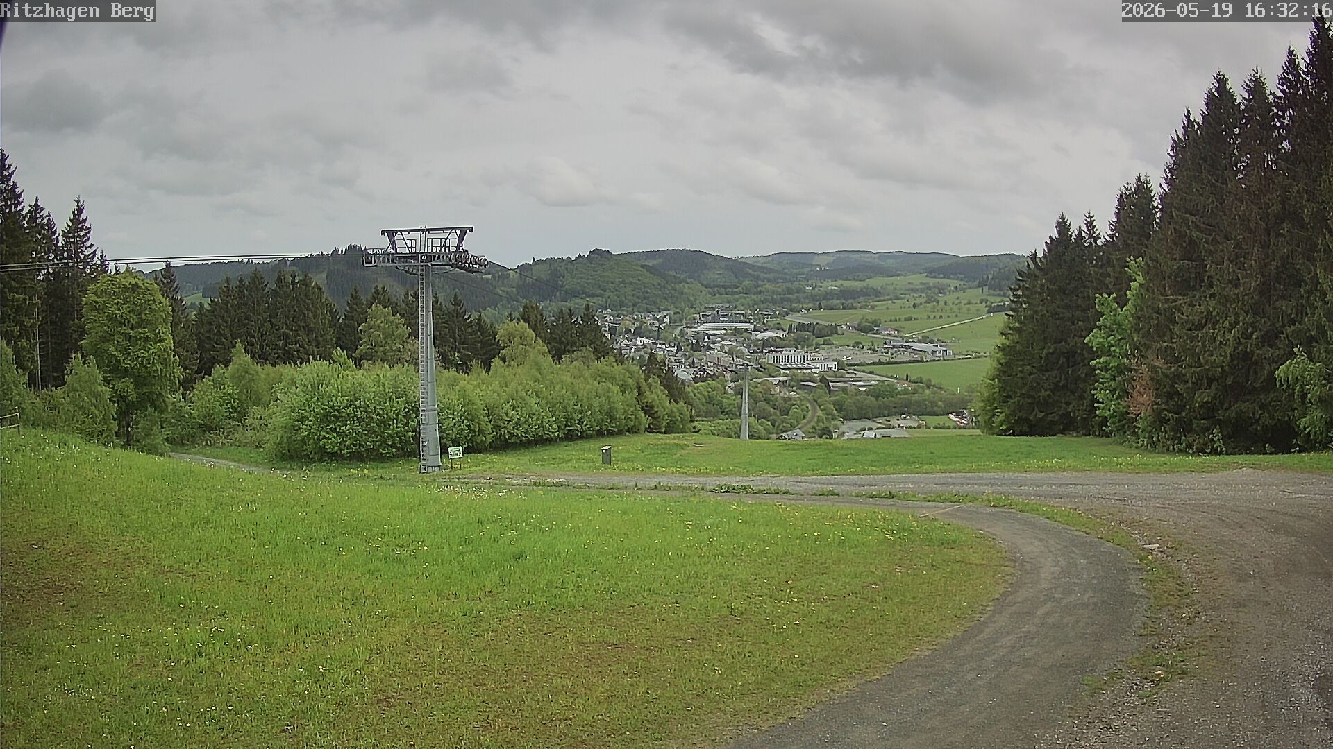 Archiv Foto Webcam Willingen: Ausblick Bergstation Ritzhagen