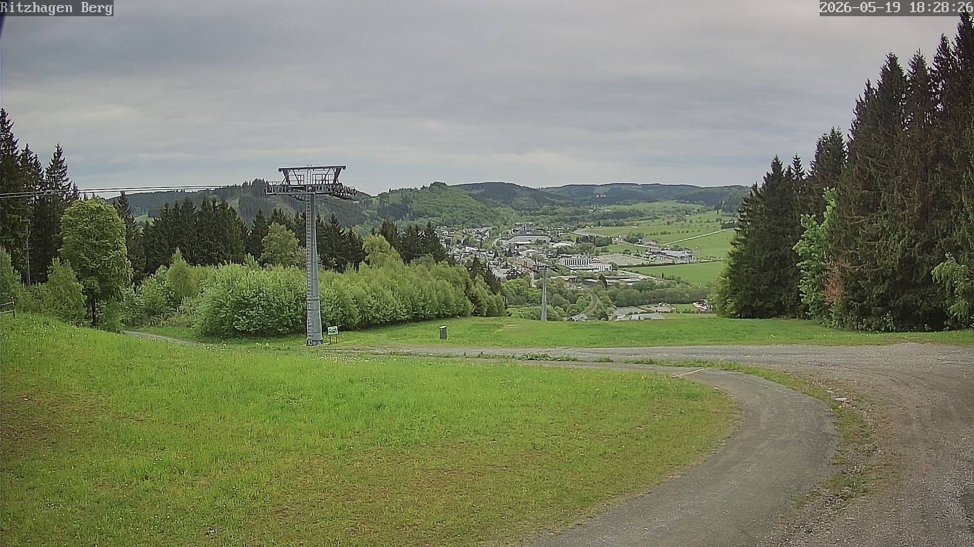 Archiv Foto Webcam Willingen: Ausblick Bergstation Ritzhagen