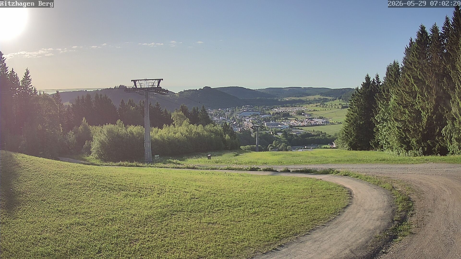 Archiv Foto Webcam Willingen: Ausblick Bergstation Ritzhagen