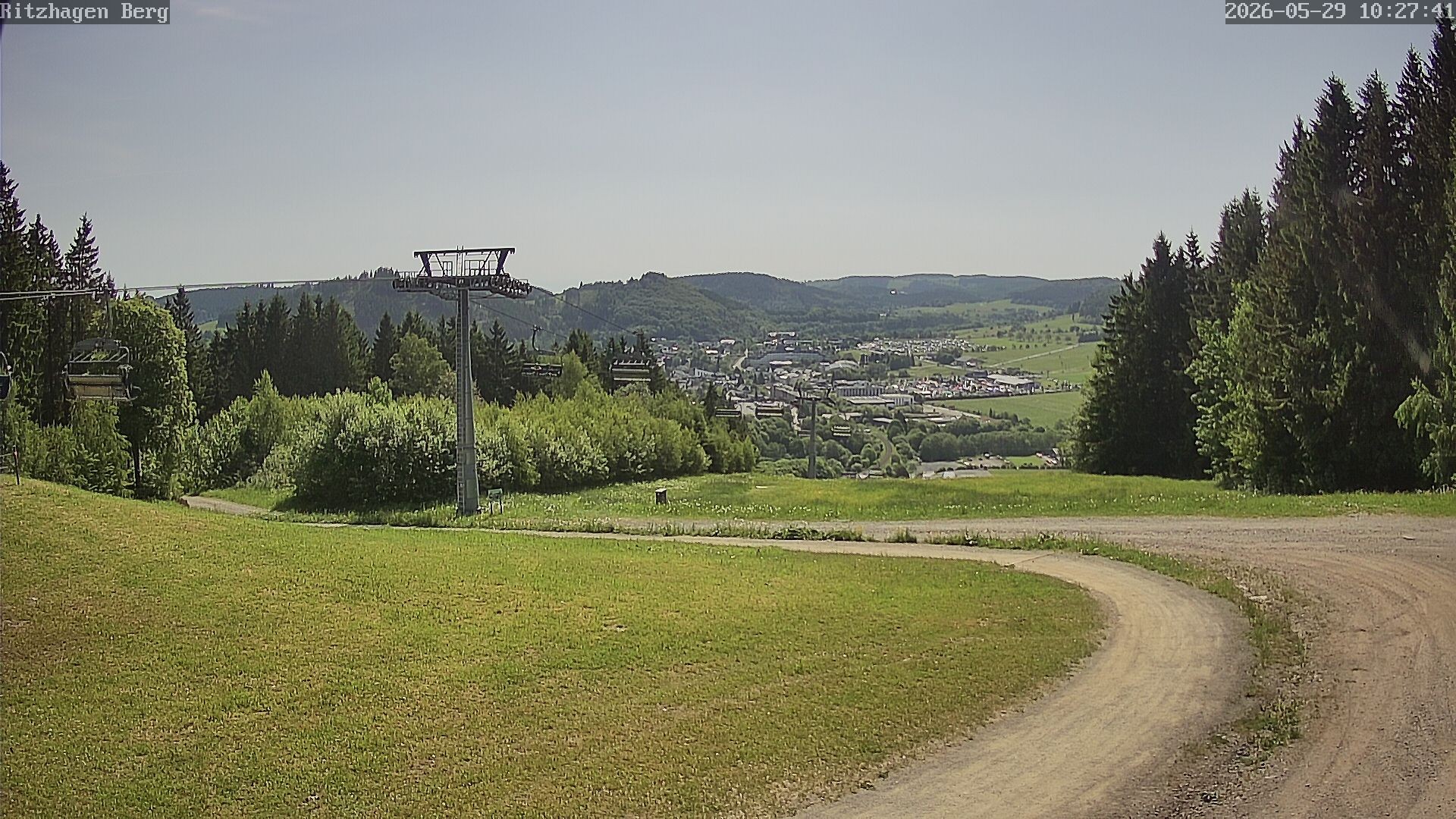 Archiv Foto Webcam Willingen: Ausblick Bergstation Ritzhagen