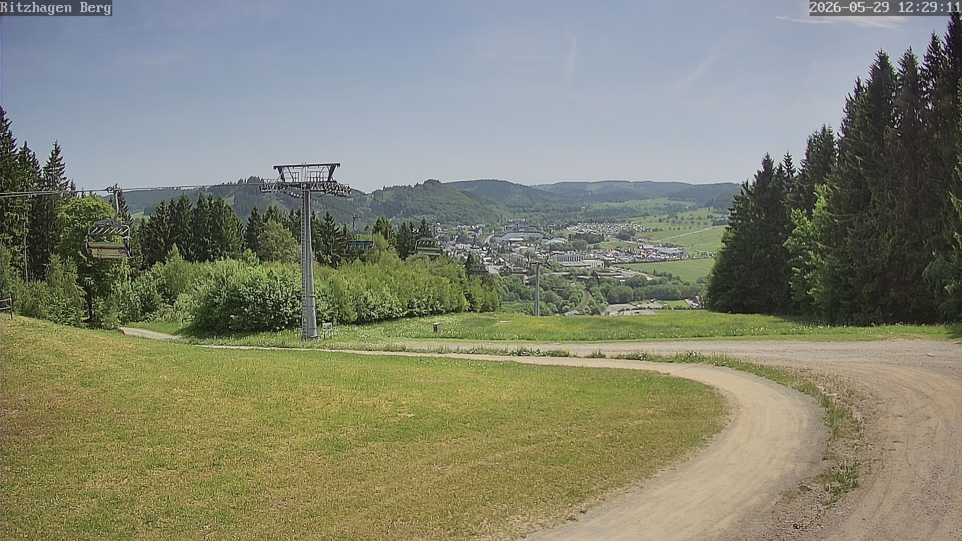 Archiv Foto Webcam Willingen: Ausblick Bergstation Ritzhagen