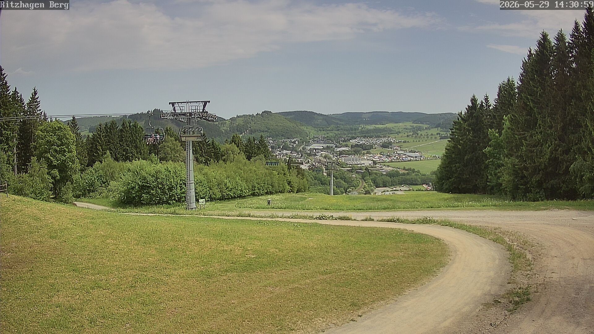 Archiv Foto Webcam Willingen: Ausblick Bergstation Ritzhagen