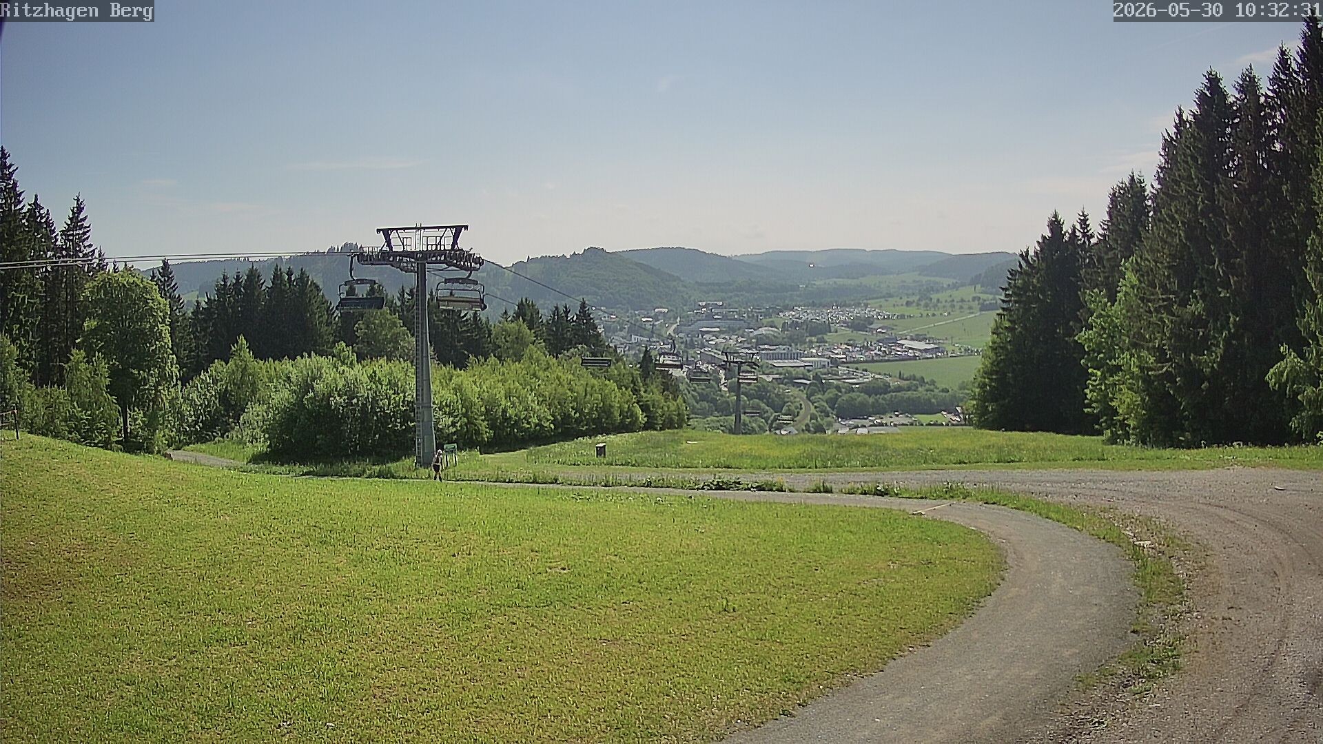 Archiv Foto Webcam Willingen: Ausblick Bergstation Ritzhagen