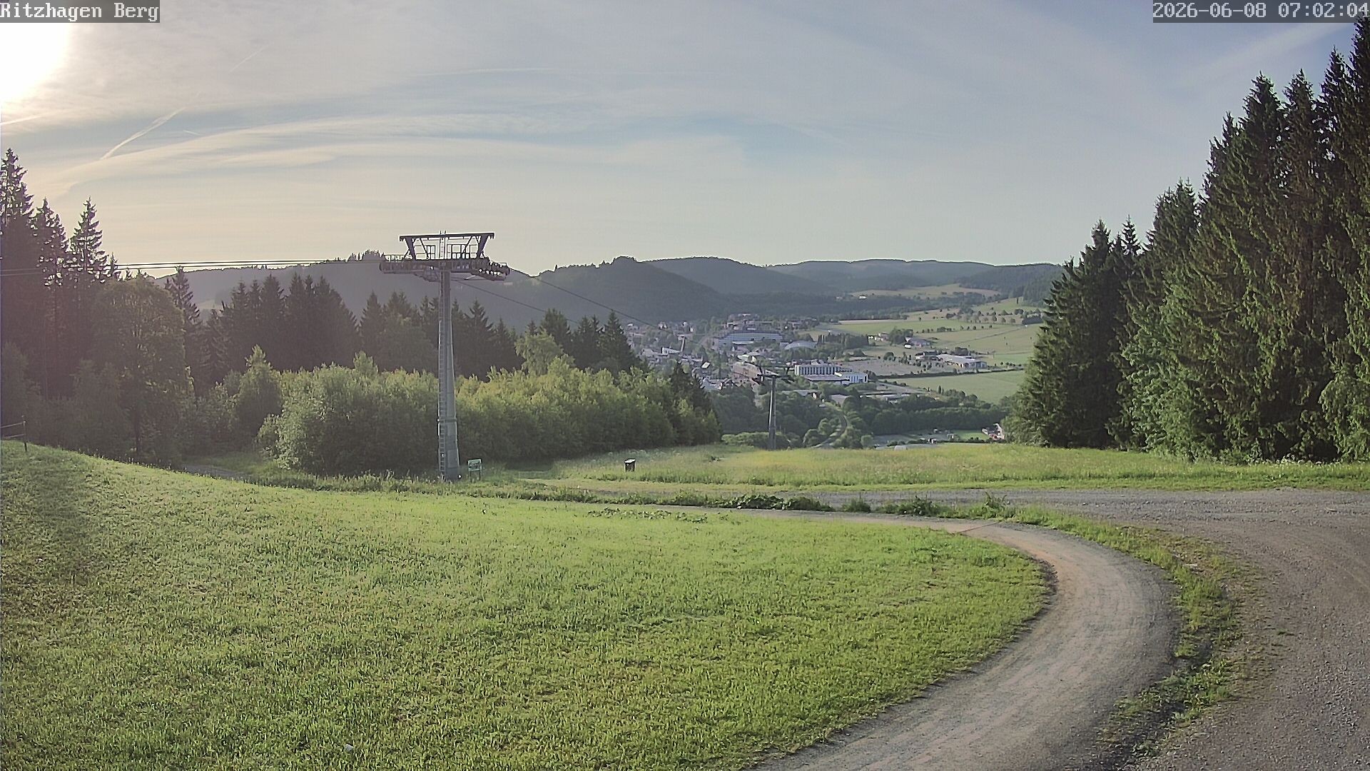 Archiv Foto Webcam Willingen: Ausblick Bergstation Ritzhagen