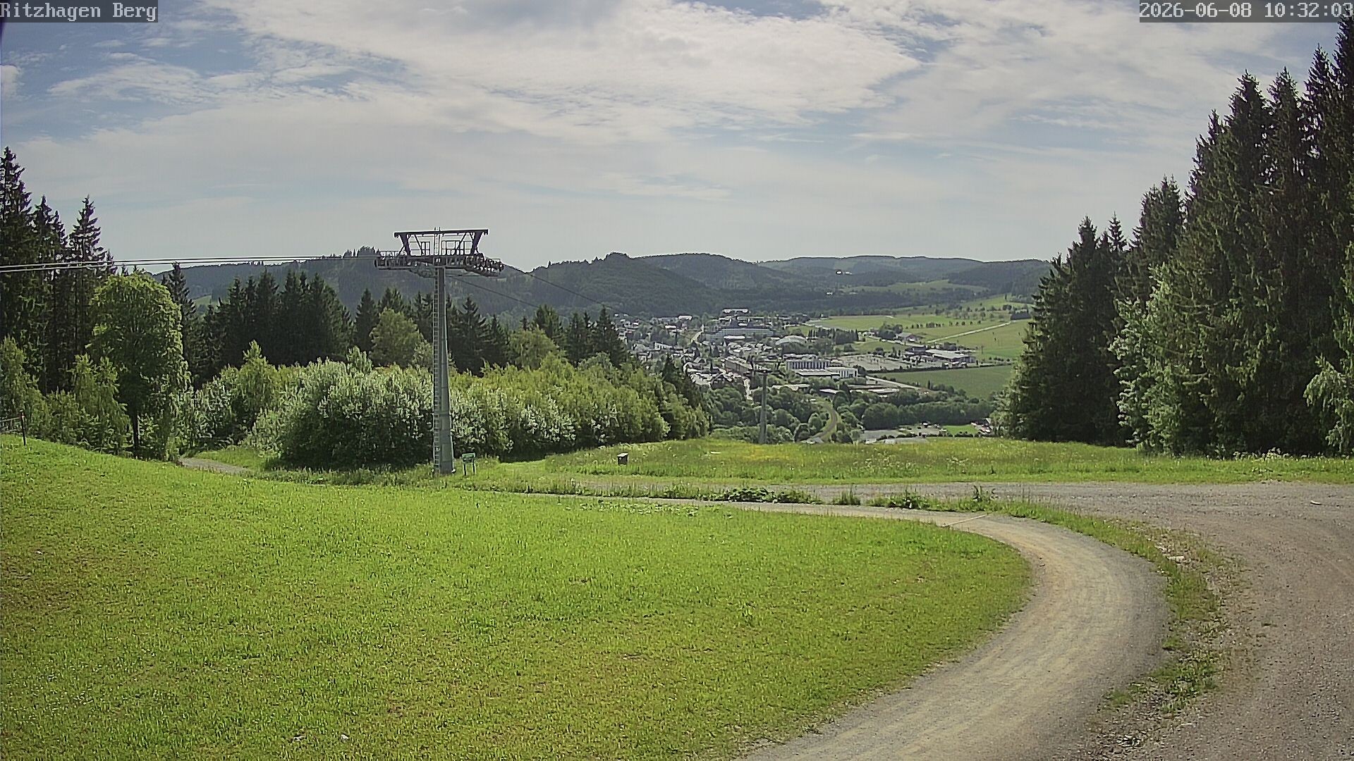Archiv Foto Webcam Willingen: Ausblick Bergstation Ritzhagen