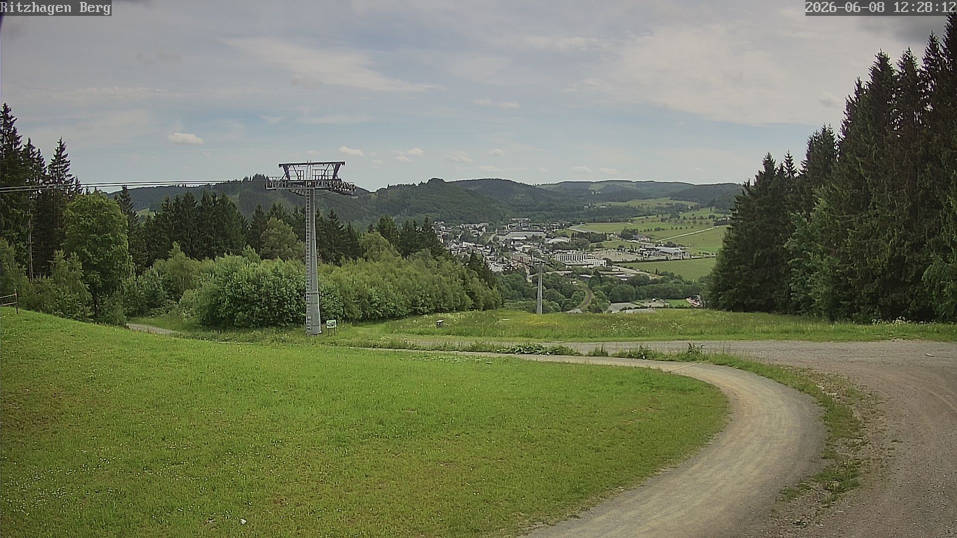Archiv Foto Webcam Willingen: Ausblick Bergstation Ritzhagen