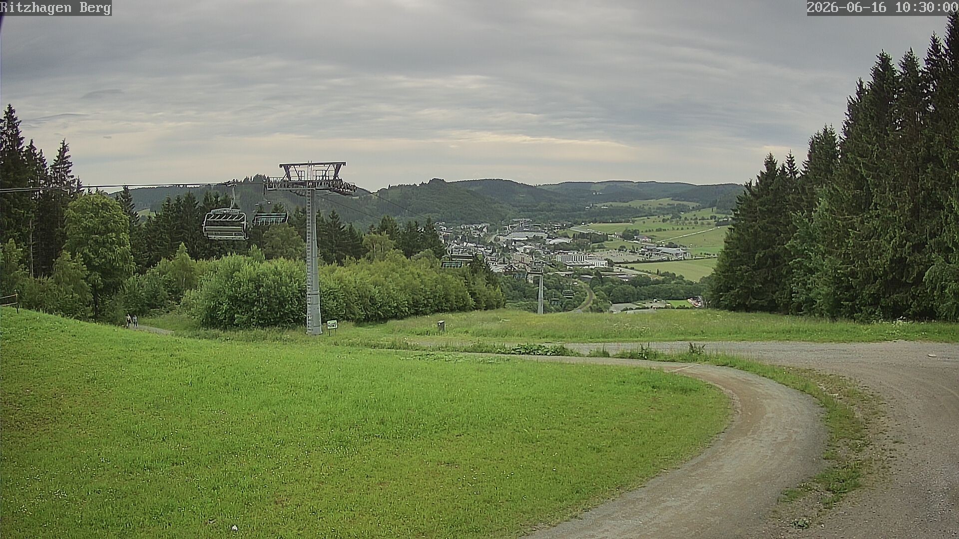 Archiv Foto Webcam Willingen: Ausblick Bergstation Ritzhagen