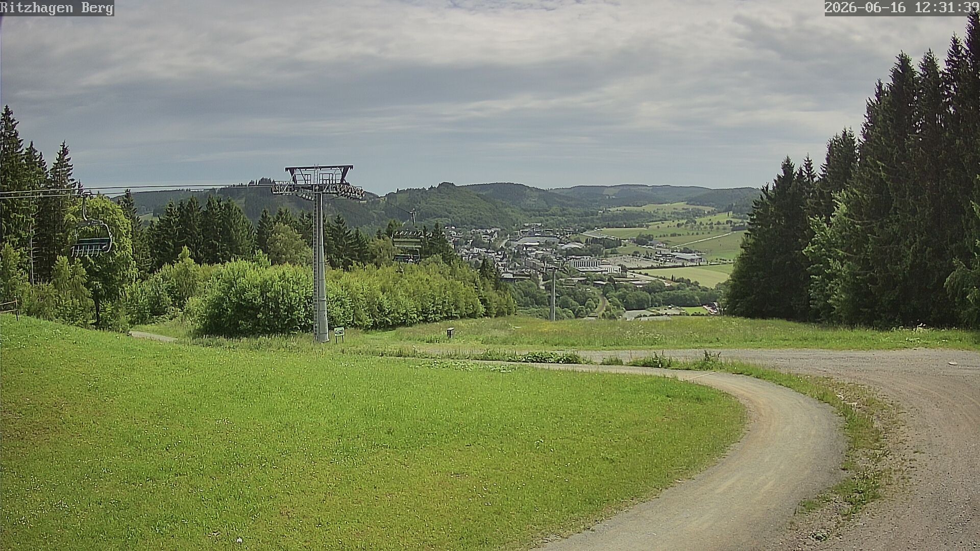 Archiv Foto Webcam Willingen: Ausblick Bergstation Ritzhagen