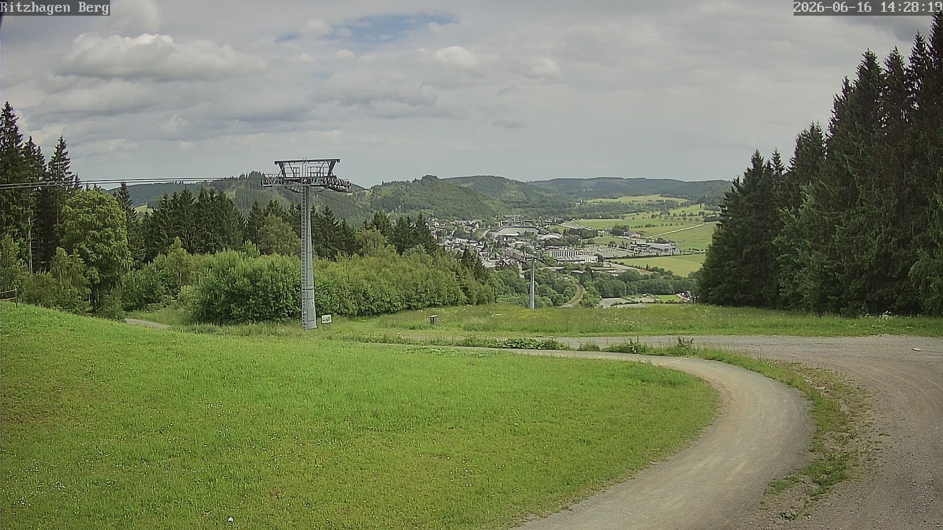 Archiv Foto Webcam Willingen: Ausblick Bergstation Ritzhagen