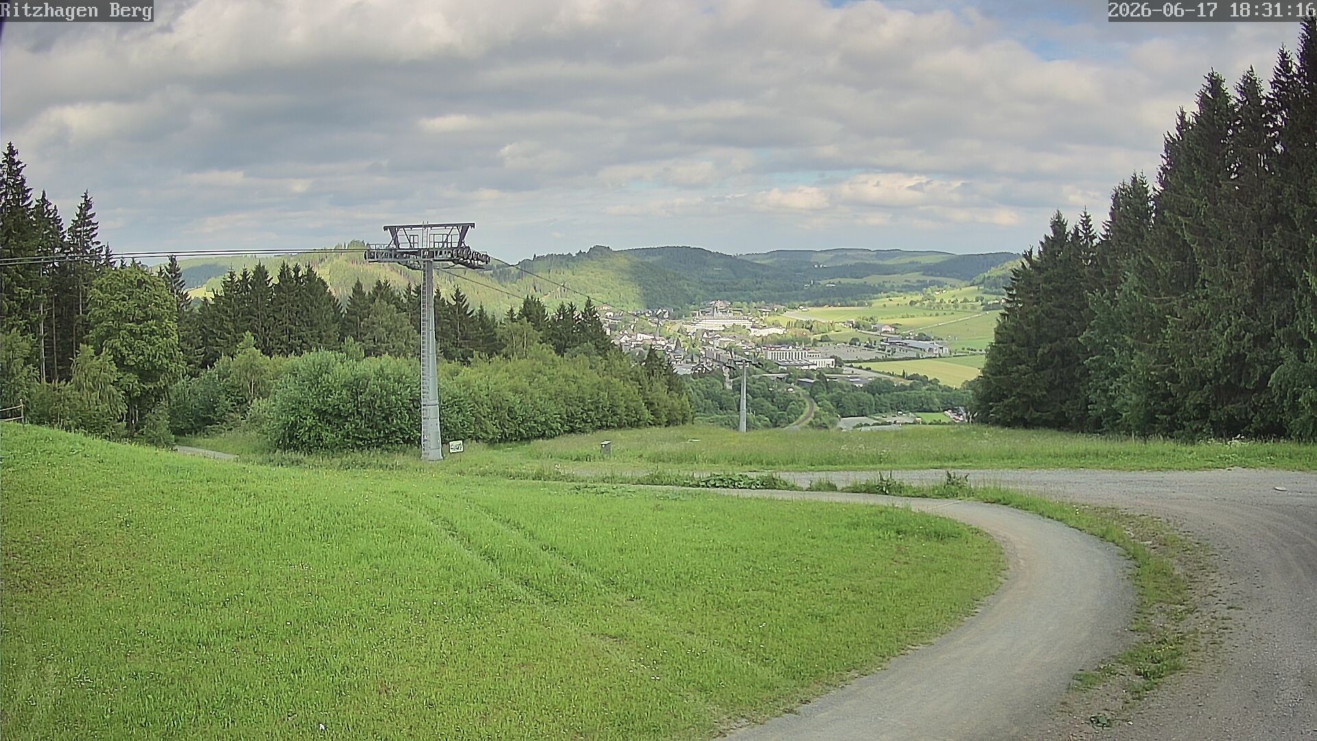 Archiv Foto Webcam Willingen: Ausblick Bergstation Ritzhagen