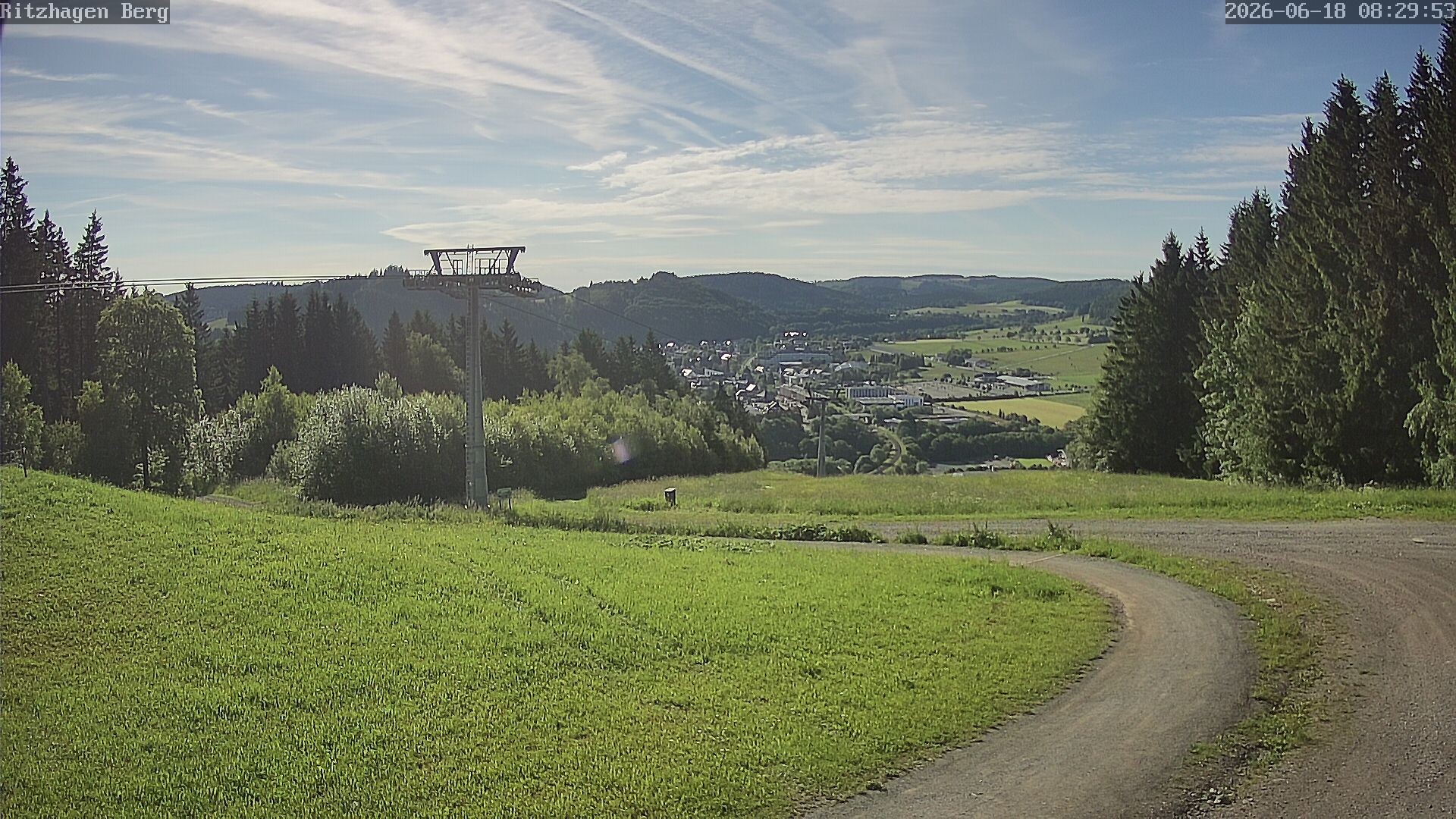 Archiv Foto Webcam Willingen: Ausblick Bergstation Ritzhagen