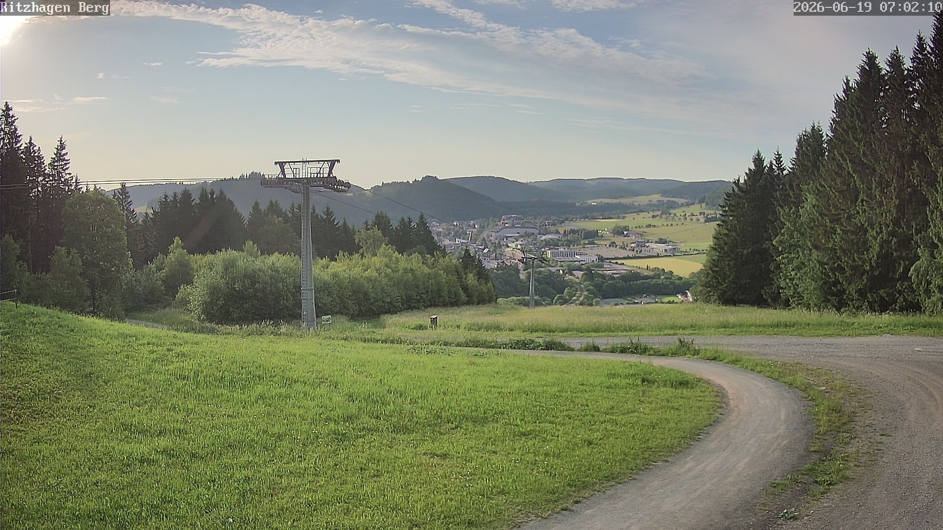 Archiv Foto Webcam Willingen: Ausblick Bergstation Ritzhagen