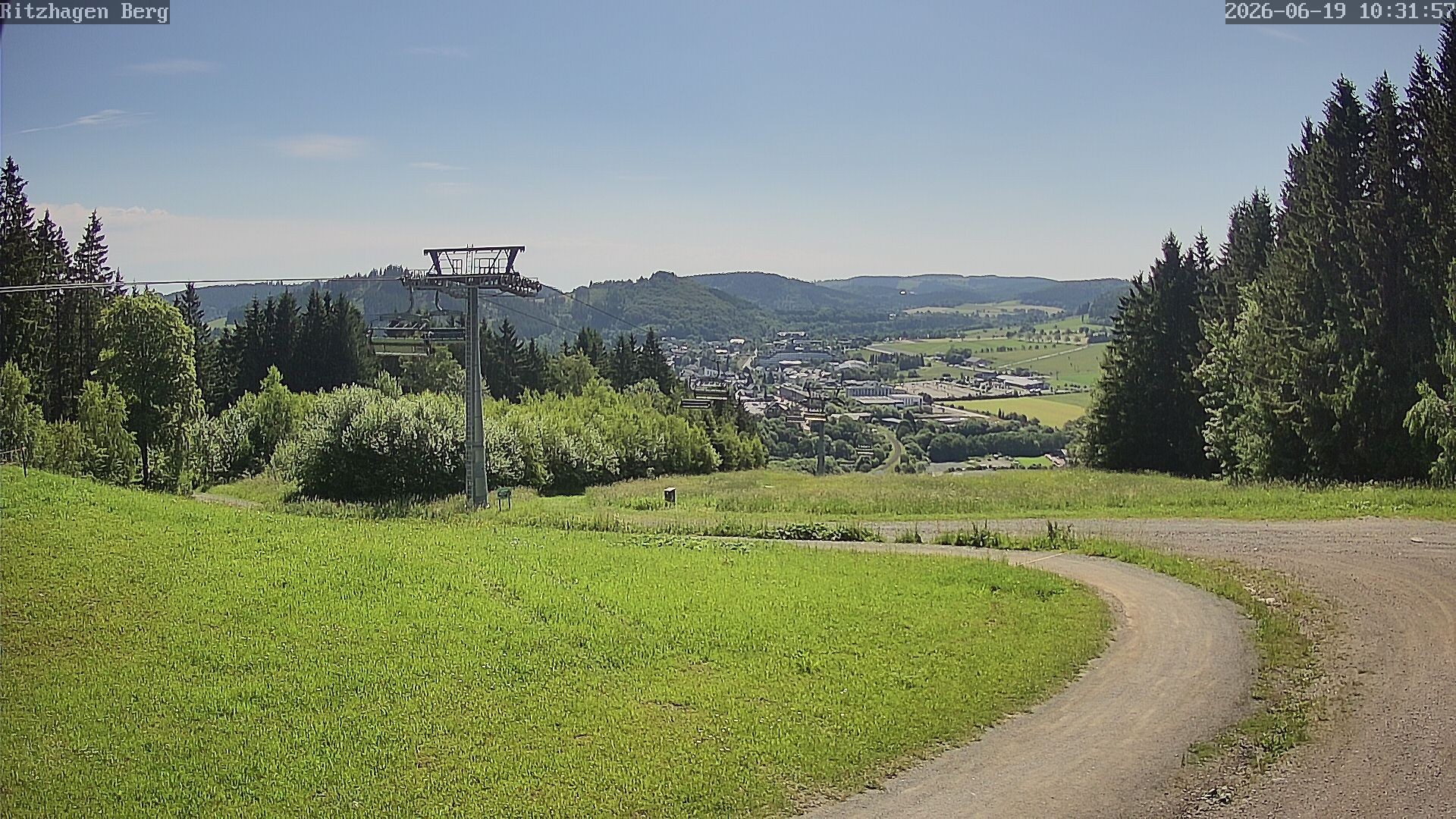Archiv Foto Webcam Willingen: Ausblick Bergstation Ritzhagen