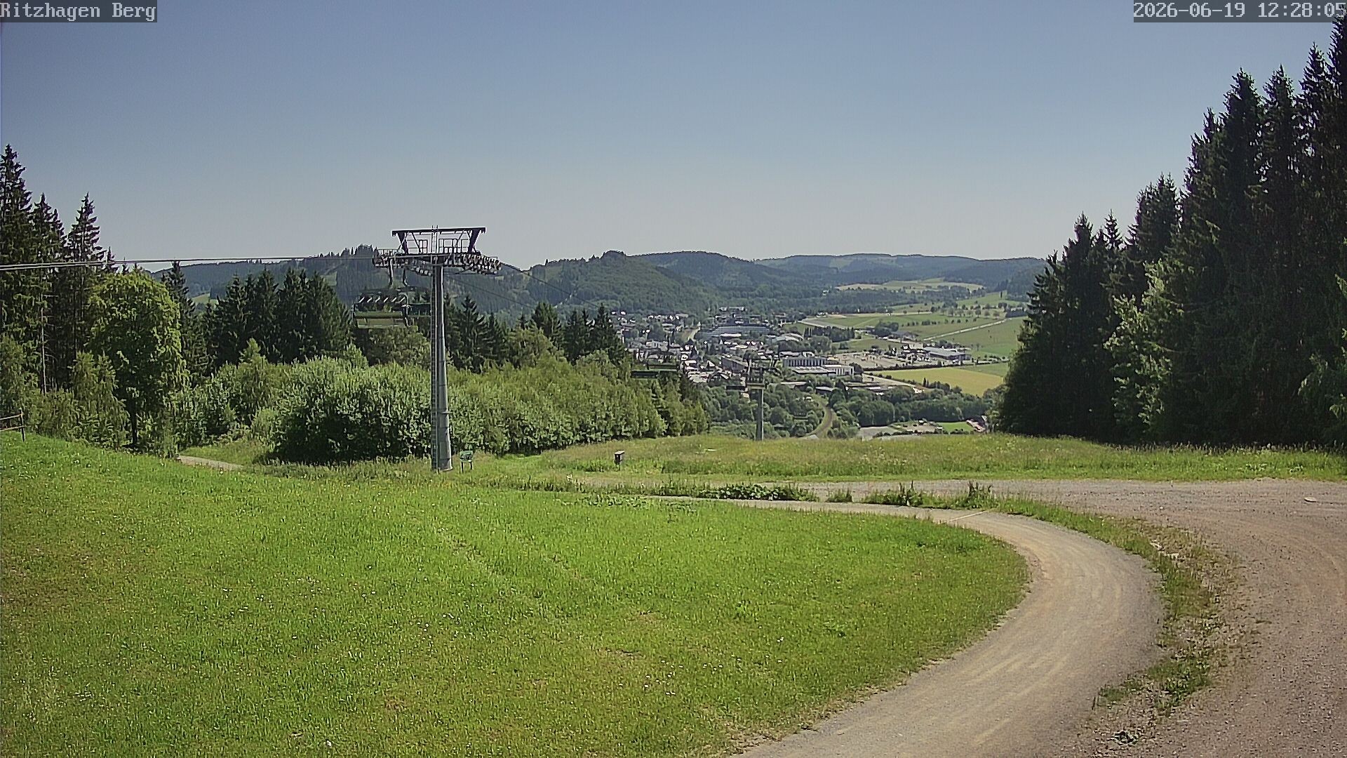 Archiv Foto Webcam Willingen: Ausblick Bergstation Ritzhagen