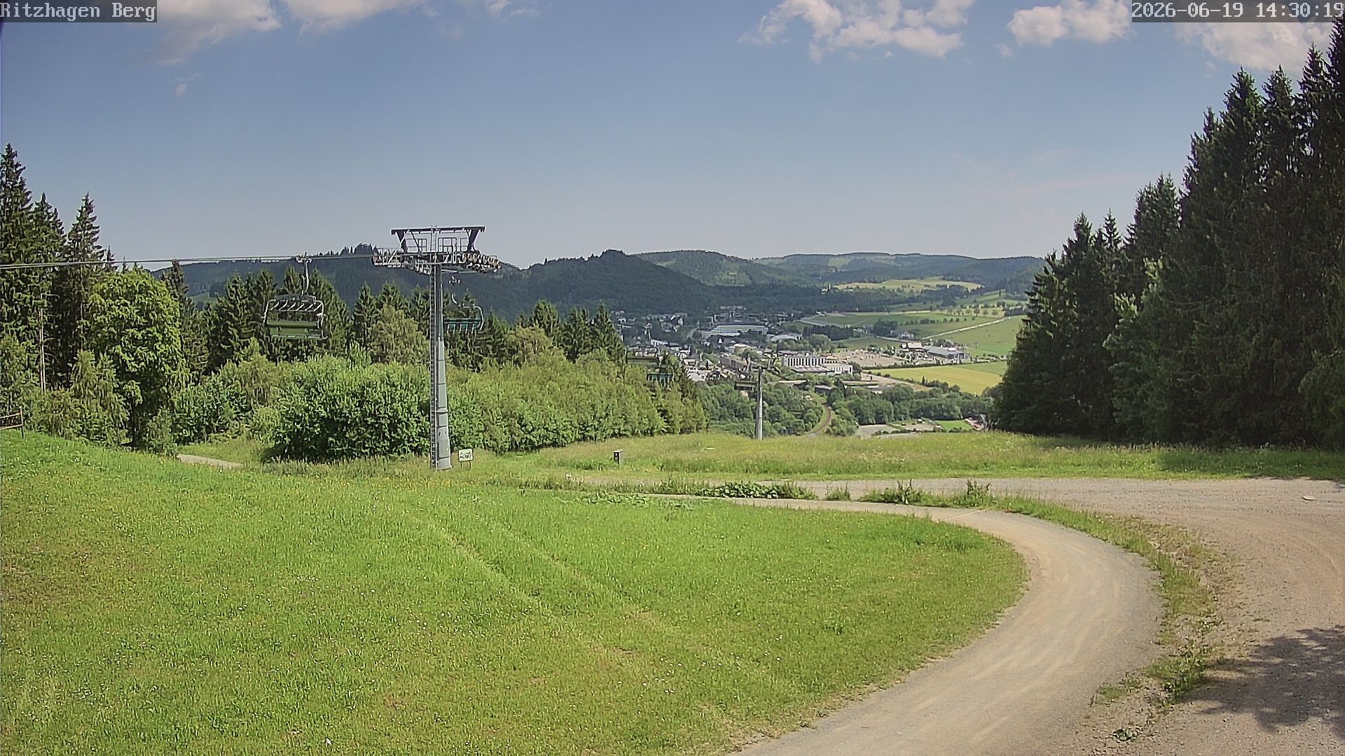 Archiv Foto Webcam Willingen: Ausblick Bergstation Ritzhagen