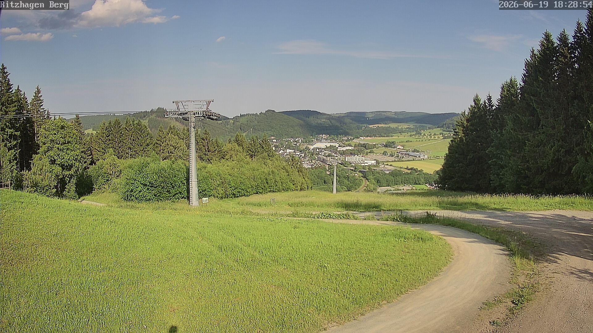 Archiv Foto Webcam Willingen: Ausblick Bergstation Ritzhagen