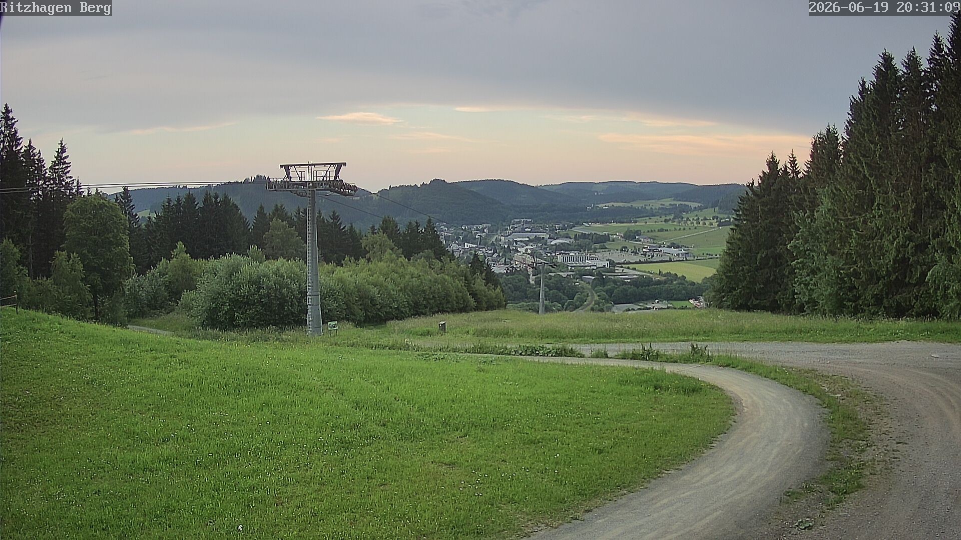 Archiv Foto Webcam Willingen: Ausblick Bergstation Ritzhagen
