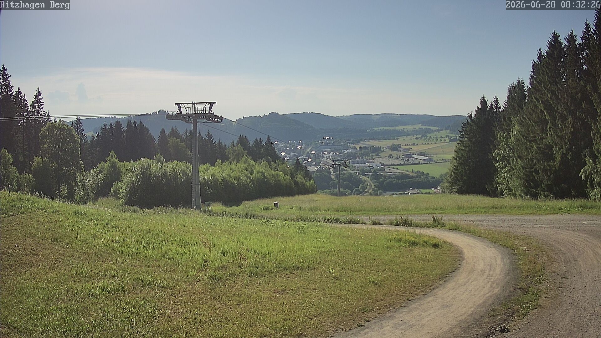 Archiv Foto Webcam Willingen: Ausblick Bergstation Ritzhagen