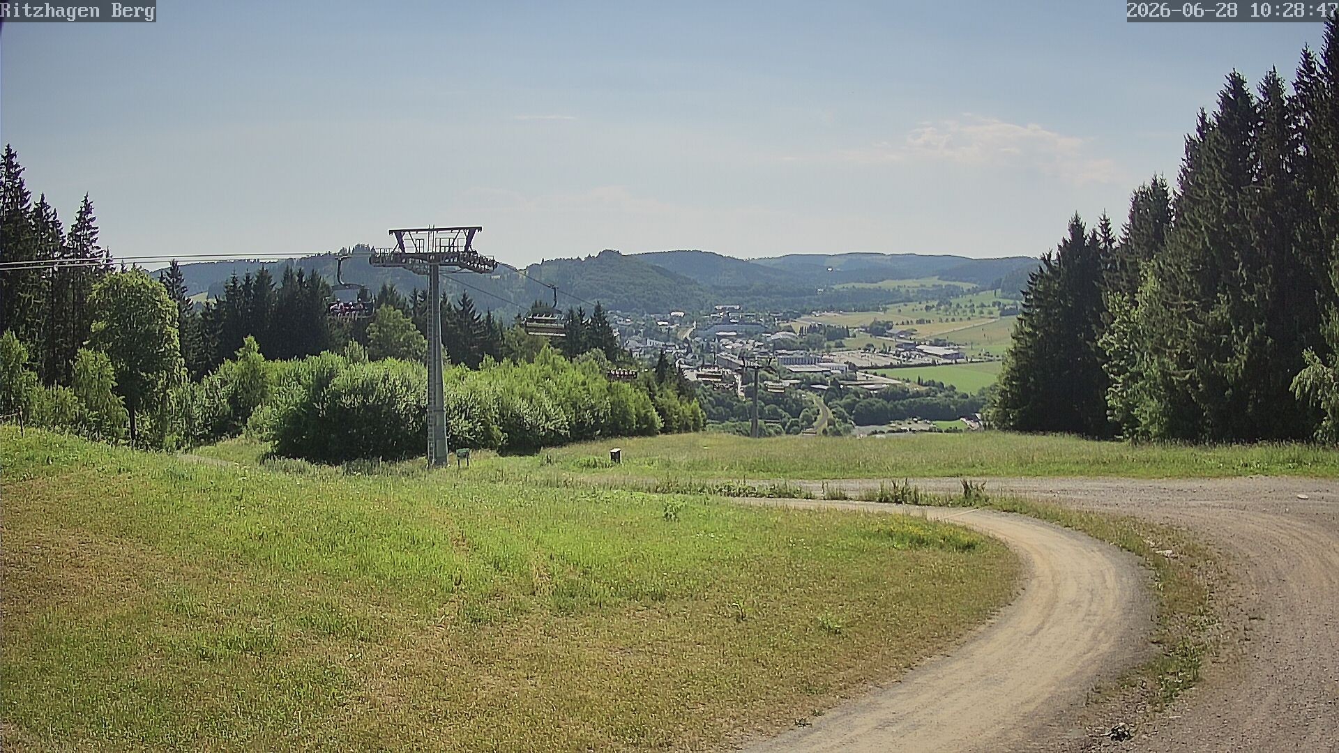 Archiv Foto Webcam Willingen: Ausblick Bergstation Ritzhagen