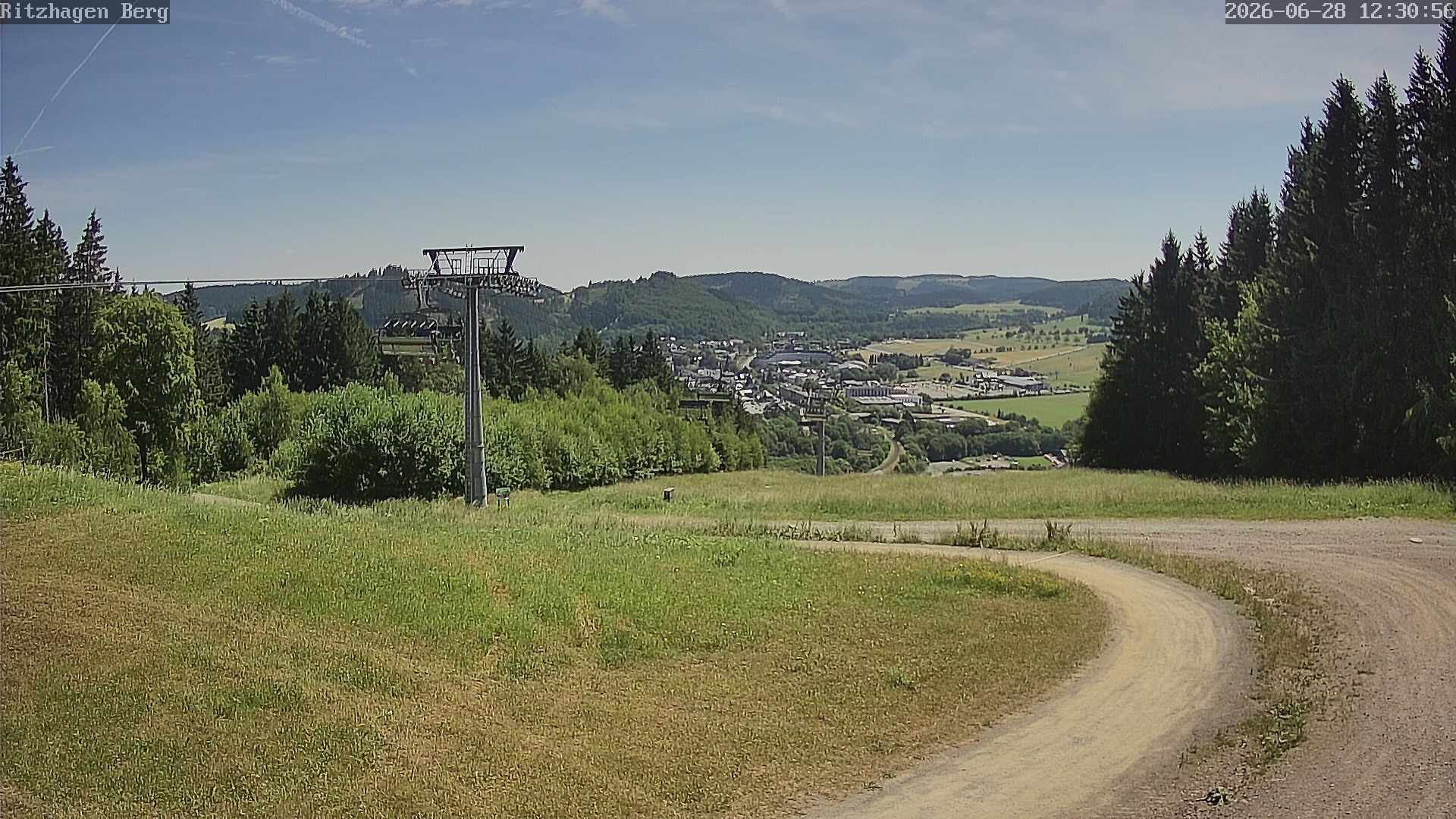 Archiv Foto Webcam Willingen: Ausblick Bergstation Ritzhagen