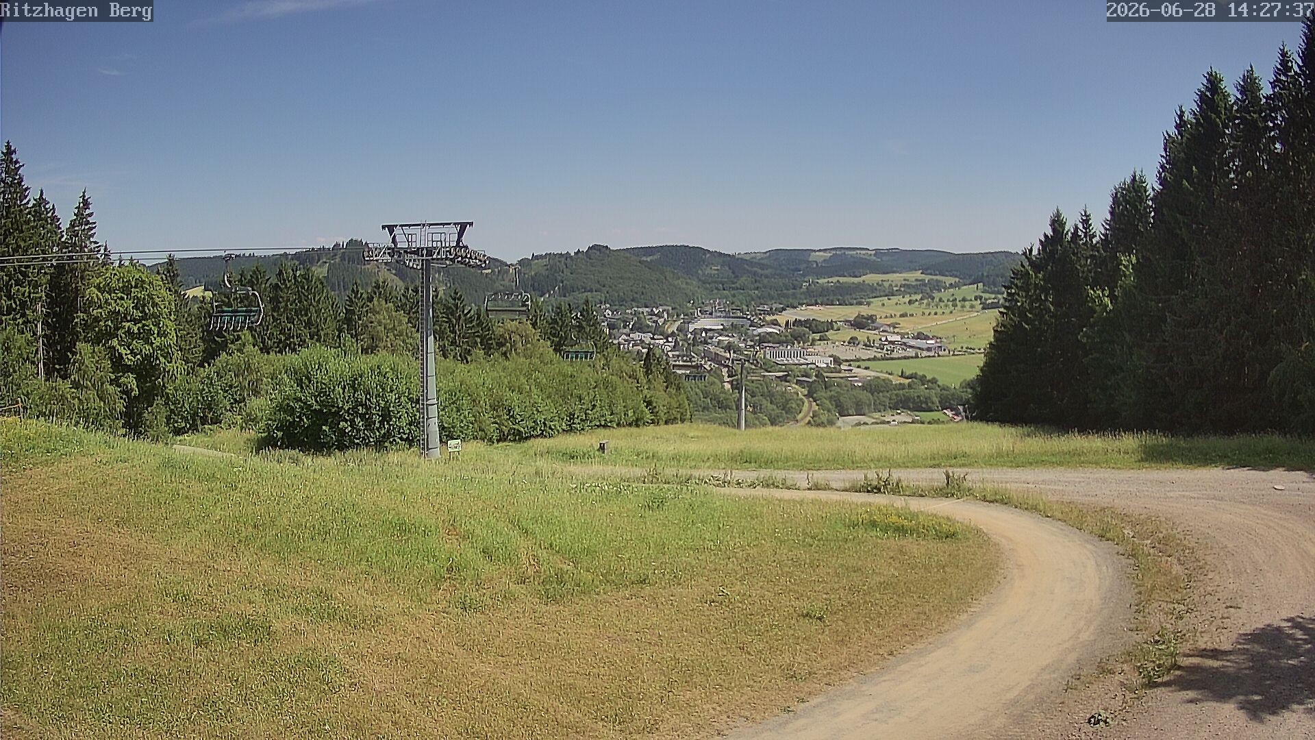 Archiv Foto Webcam Willingen: Ausblick Bergstation Ritzhagen