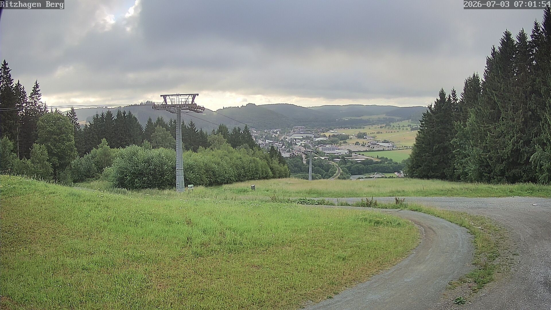 Archiv Foto Webcam Willingen: Ausblick Bergstation Ritzhagen