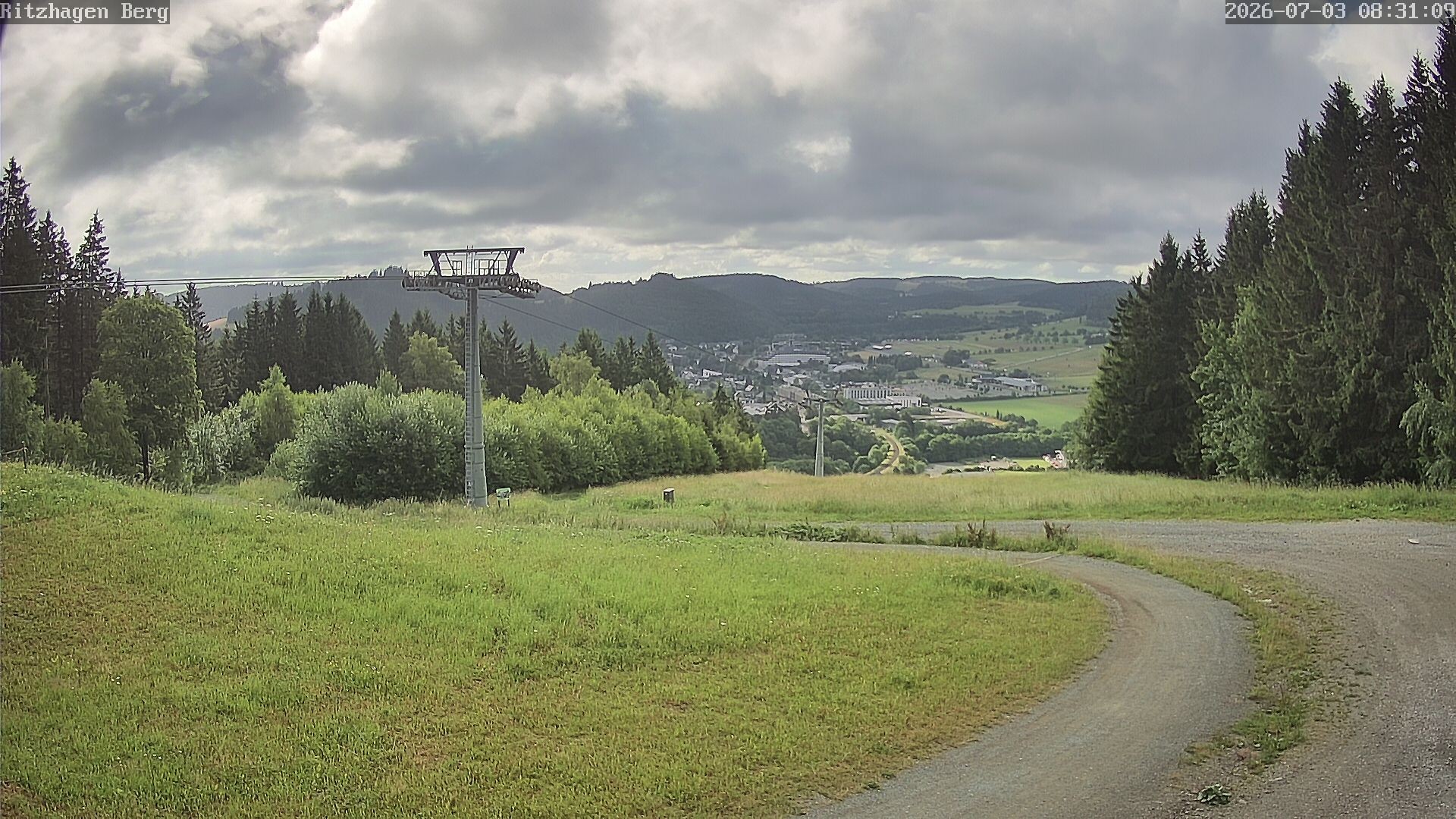 Archiv Foto Webcam Willingen: Ausblick Bergstation Ritzhagen