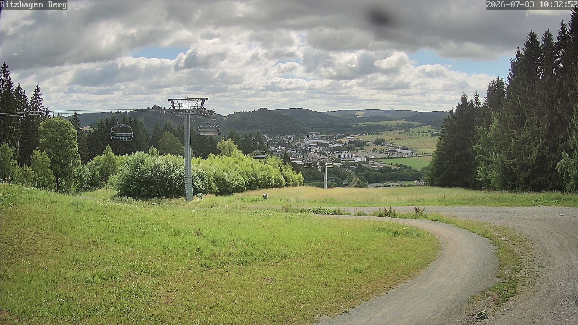 Archiv Foto Webcam Willingen: Ausblick Bergstation Ritzhagen
