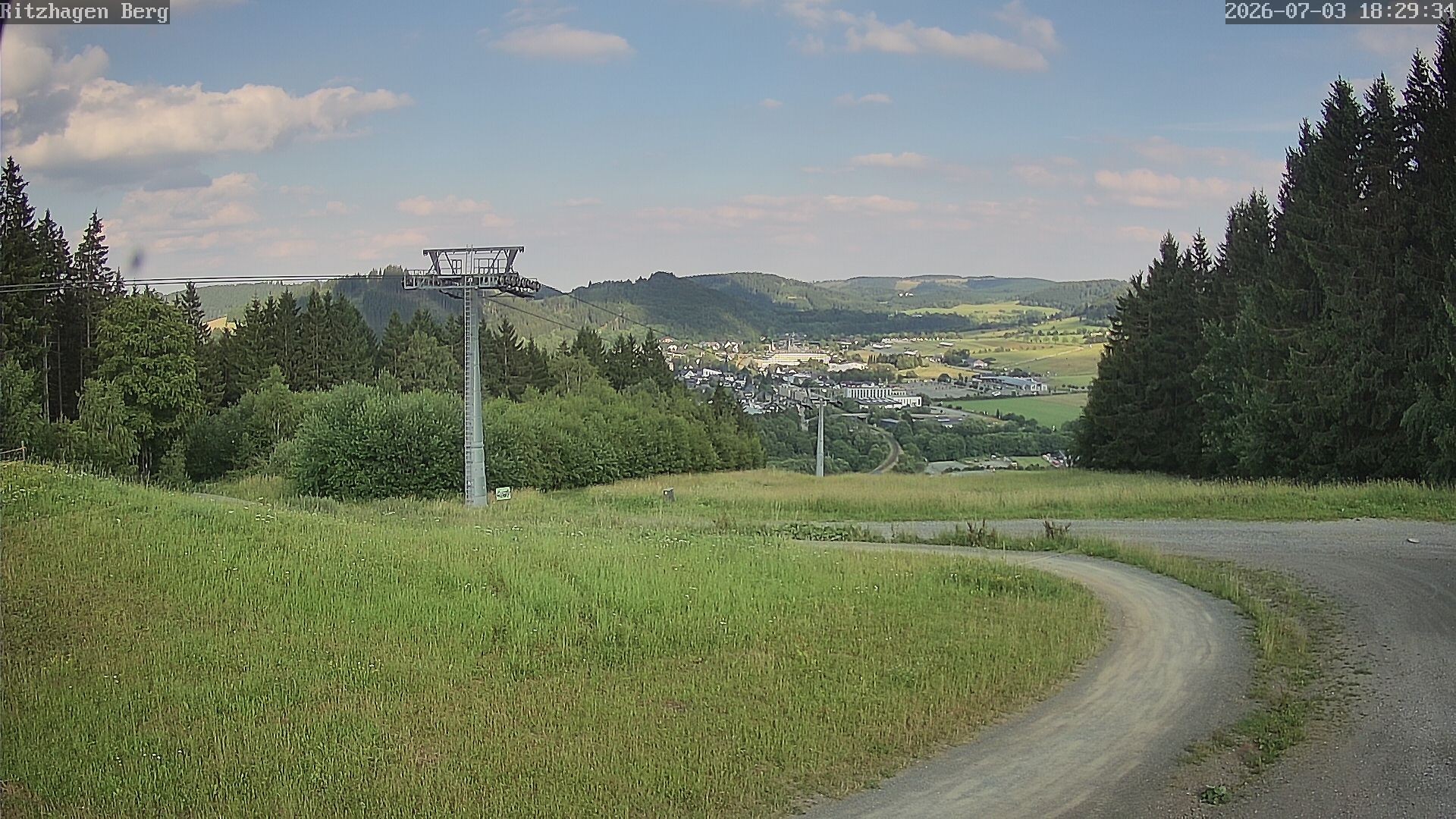 Archiv Foto Webcam Willingen: Ausblick Bergstation Ritzhagen