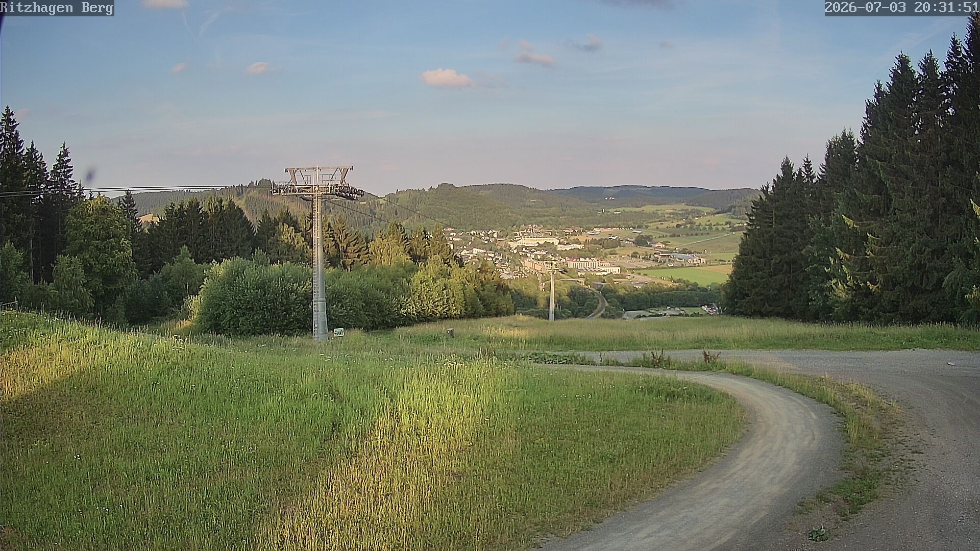 Archiv Foto Webcam Willingen: Ausblick Bergstation Ritzhagen