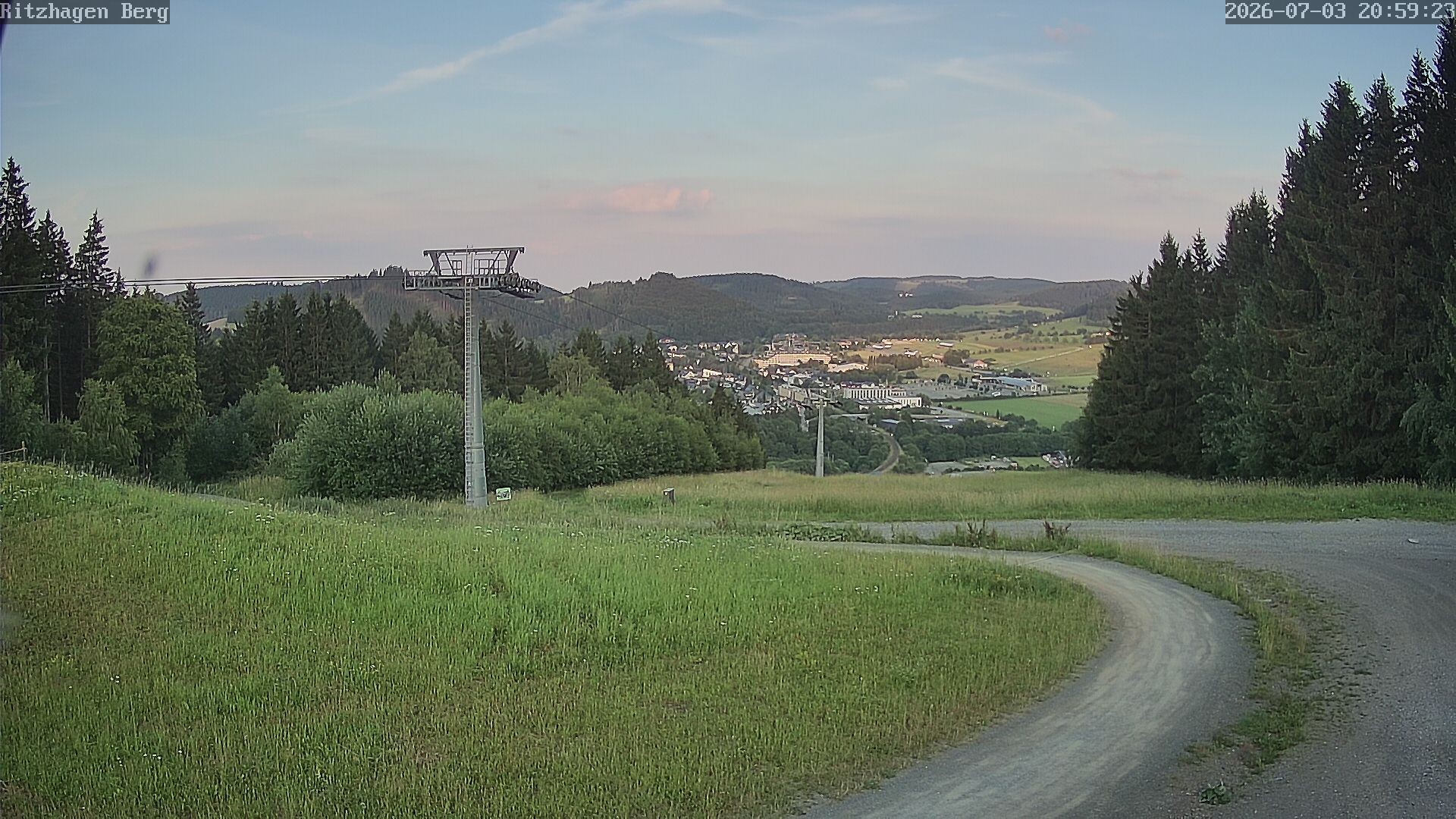 Archiv Foto Webcam Willingen: Ausblick Bergstation Ritzhagen