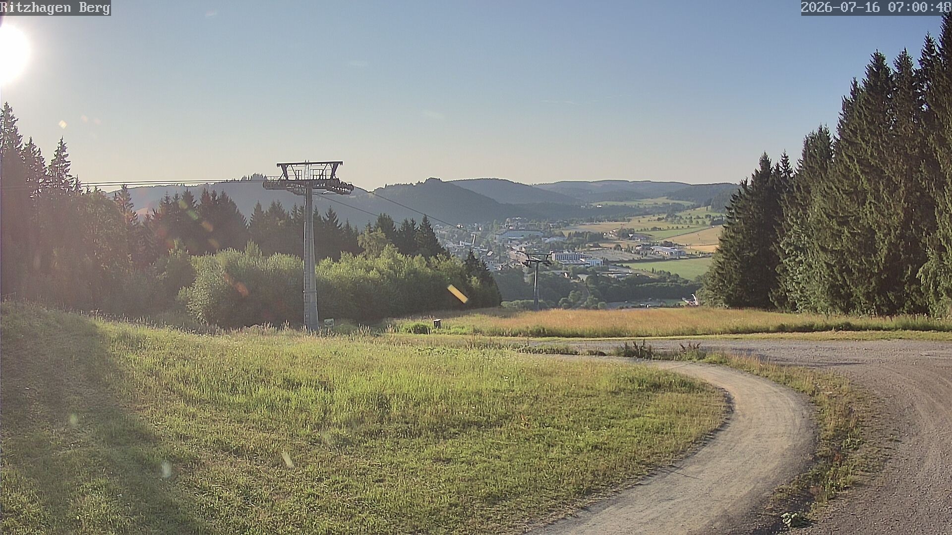 Archiv Foto Webcam Willingen: Ausblick Bergstation Ritzhagen