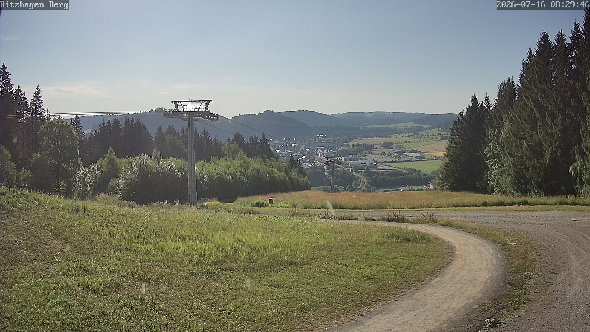 Archiv Foto Webcam Willingen: Ausblick Bergstation Ritzhagen