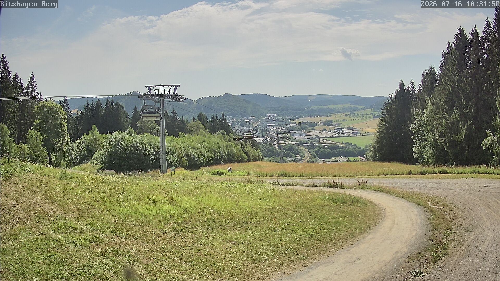 Archiv Foto Webcam Willingen: Ausblick Bergstation Ritzhagen