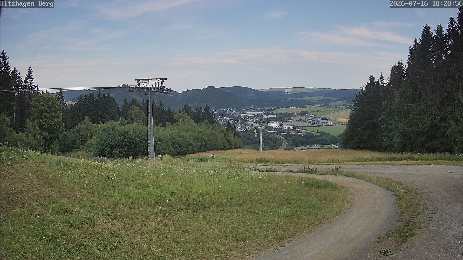 Archiv Foto Webcam Willingen: Ausblick Bergstation Ritzhagen