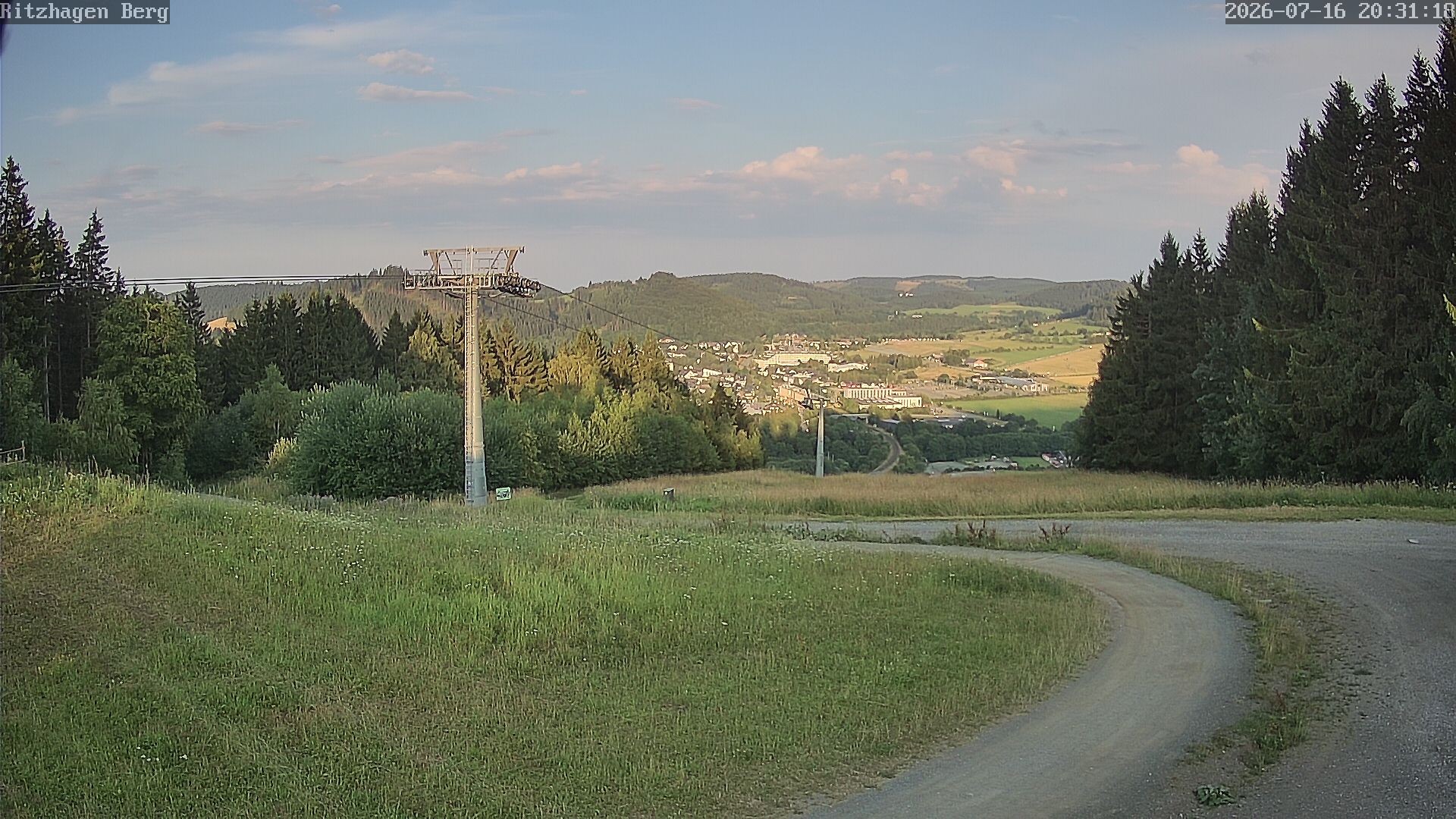 Archiv Foto Webcam Willingen: Ausblick Bergstation Ritzhagen